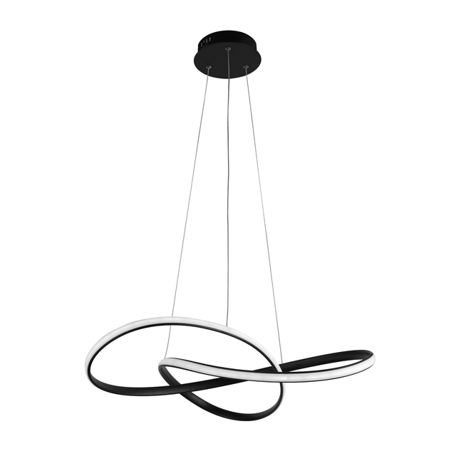 Lampa wisząca Consa czarna LED Italux