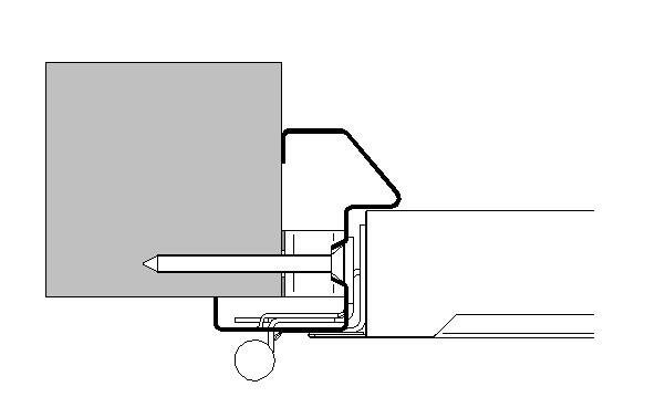 Porte de service en acier galva 204.5X89 cm réversible - 5