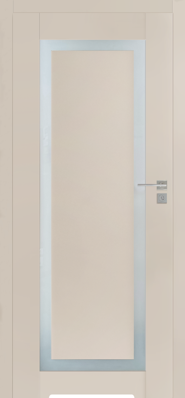 Drzwi wewnętrzne łazienkowe z podcięciem wentylacyjnym bezprzylgowe Esento 90 lewe Kaszmir/Cashmere Voster
