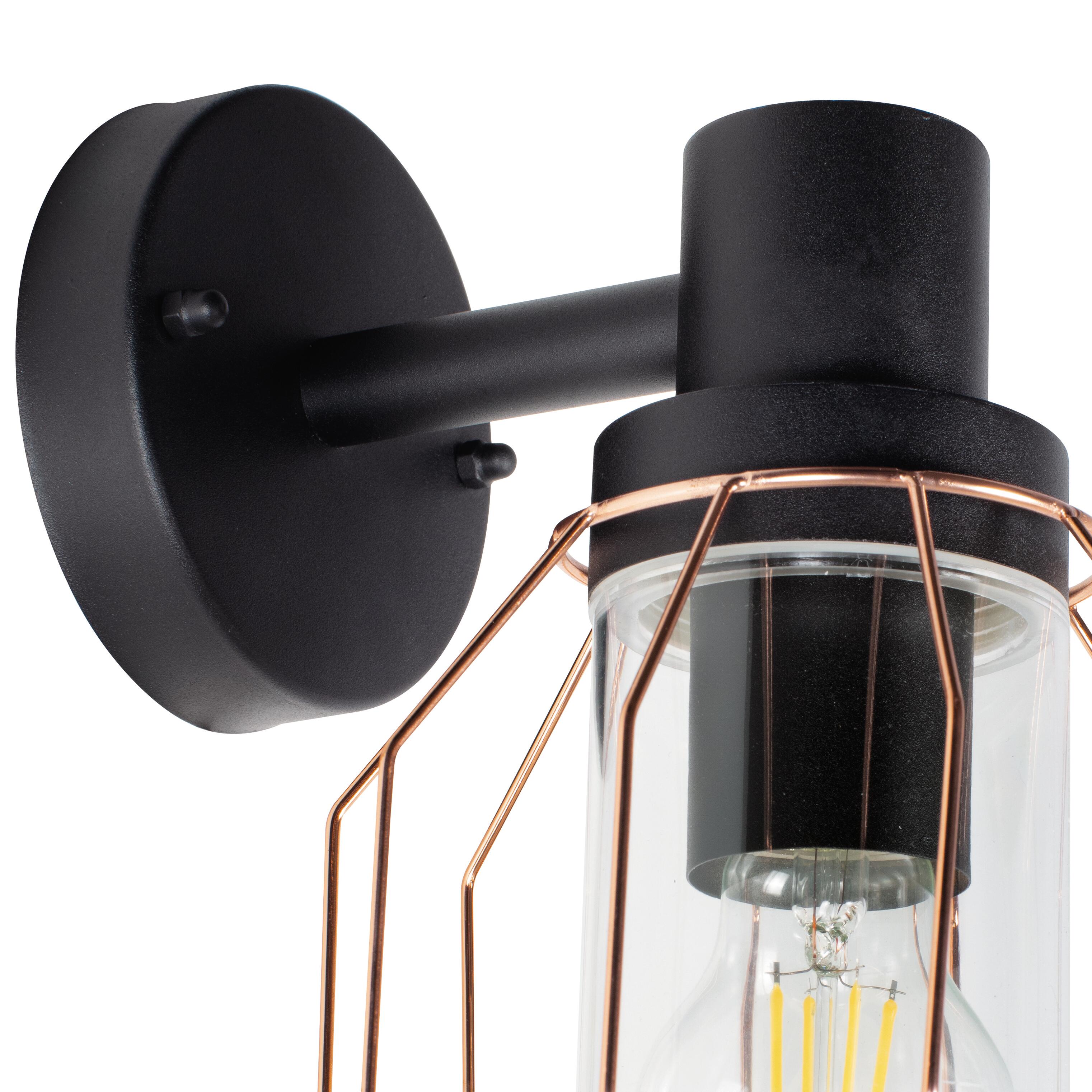 Applique moderno da esterno Fannia ruggine IP44 1X E27 BRILLIANT - 4