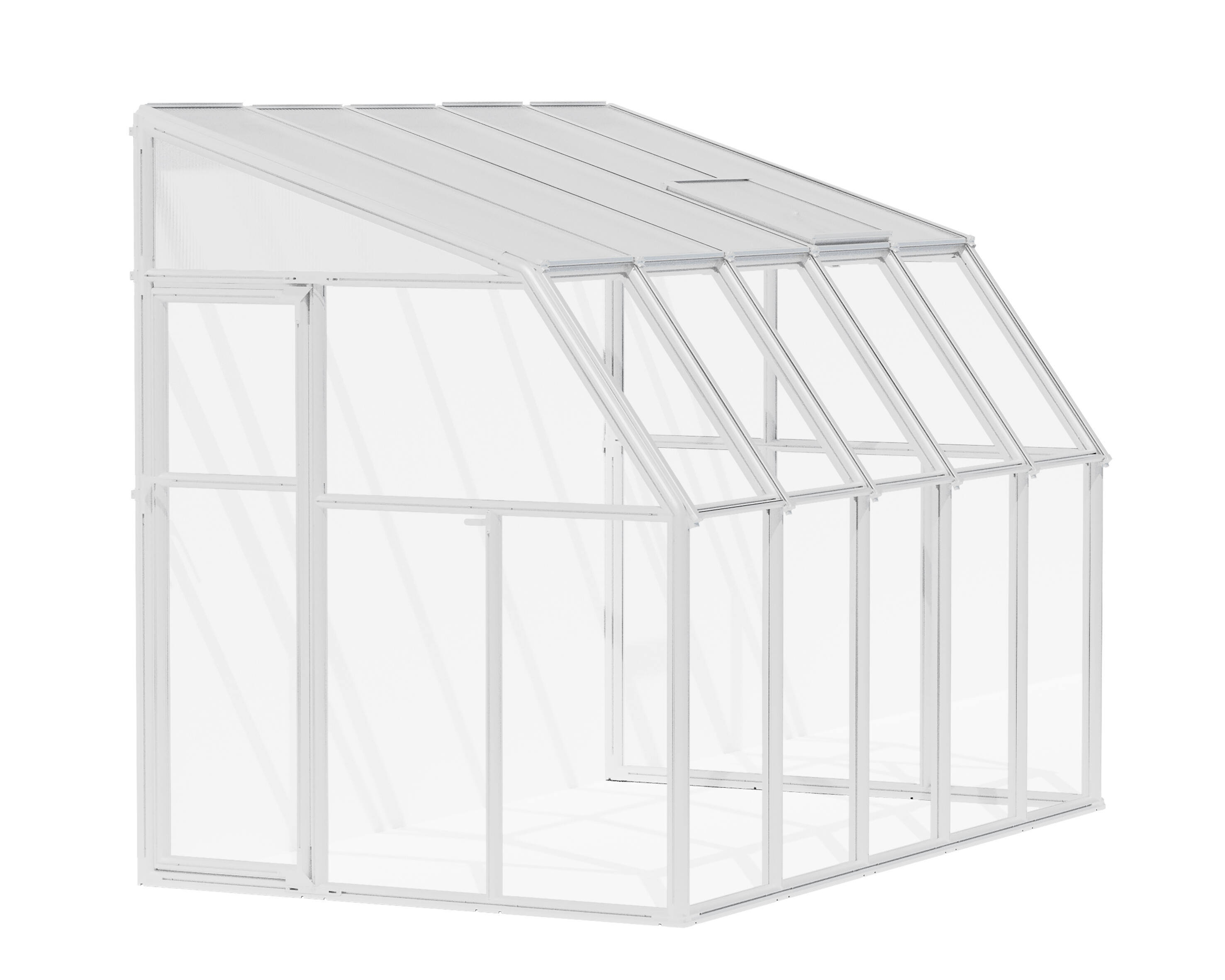 pergola para porche de aluminio palram sun room de 324 x 2 m blanco