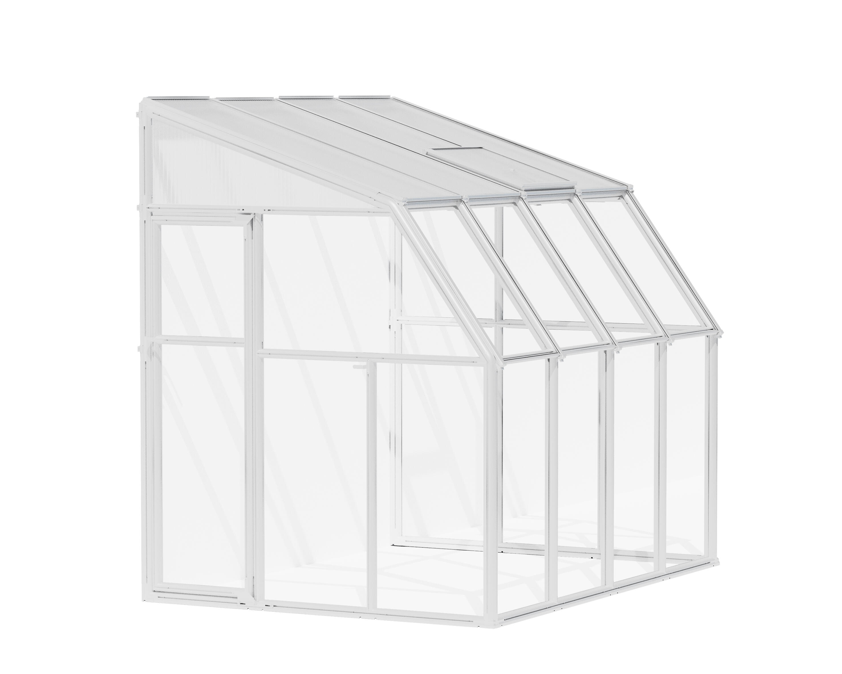 pergola para porche de aluminio palram sun room de 262 x 2 m blanco
