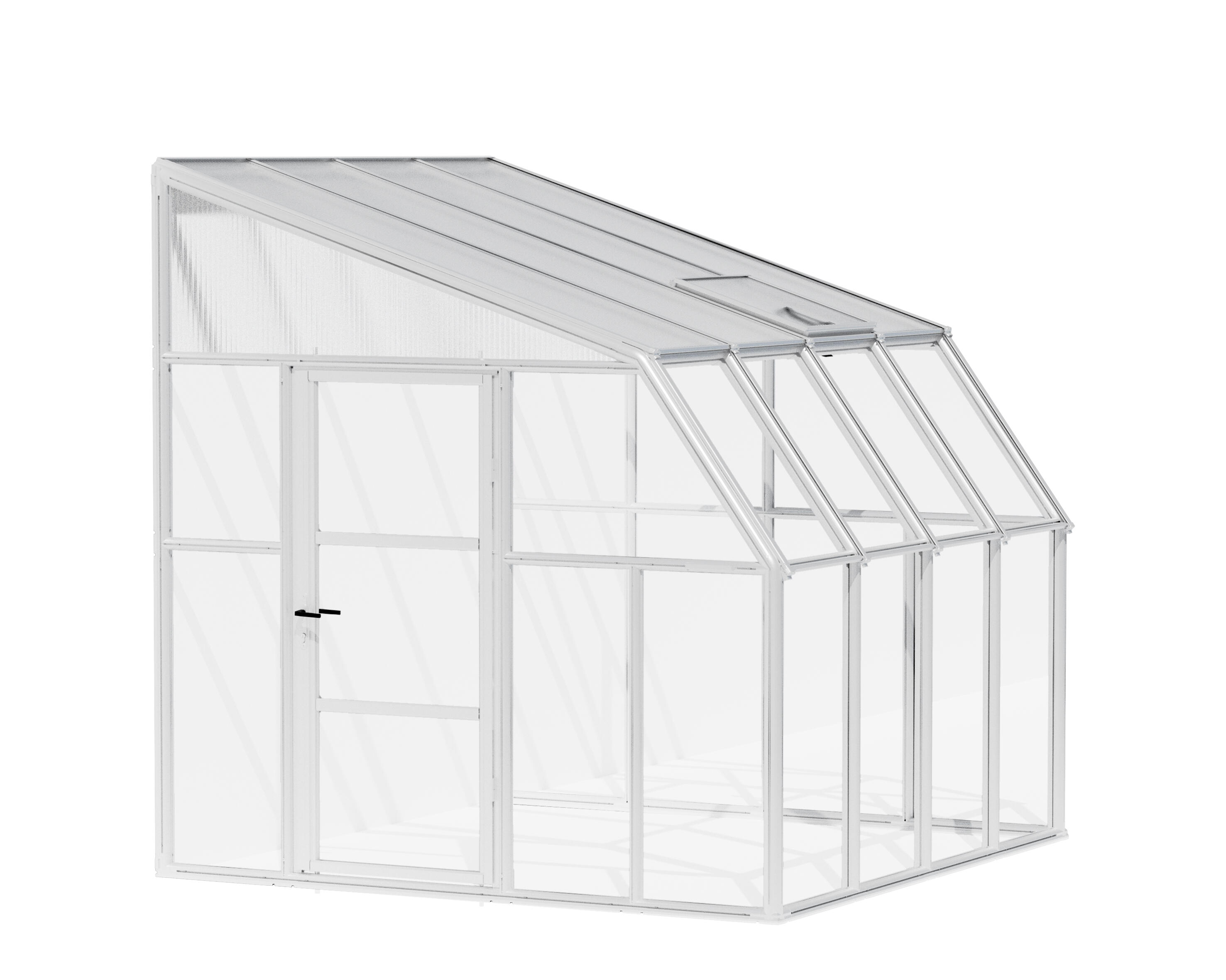 Gazebo de aluminio canopia sun room gris de 257x267 cm