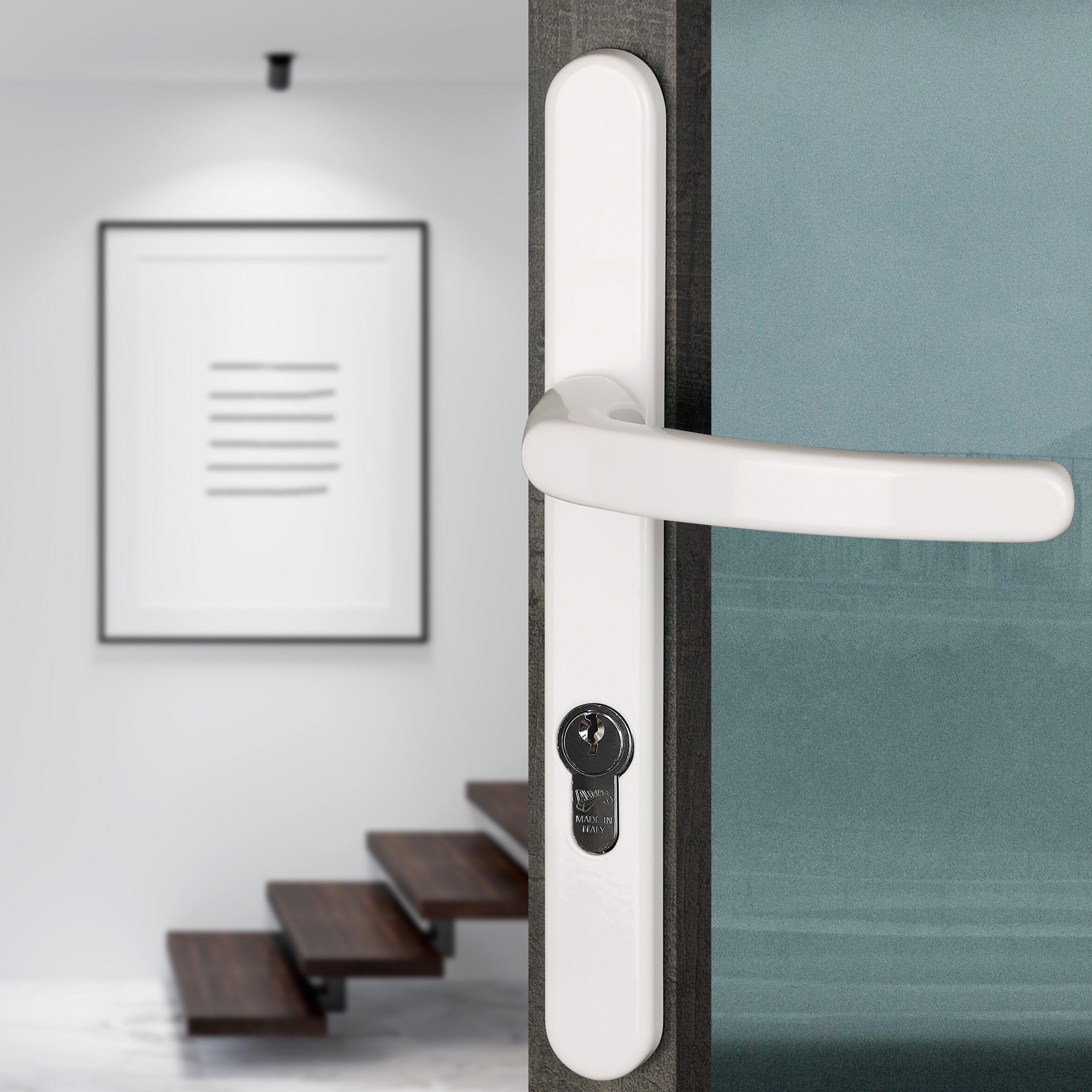 Poignée de porte-fenêtre blanche BALTIC - 2