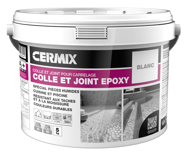 Colle et joint époxy CERMIX, blanc 5 kg