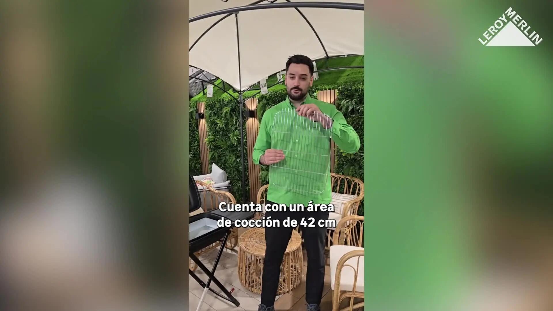 Barbacoa de carbón Naterial II recomendada para menos de 6 comensales. - 12