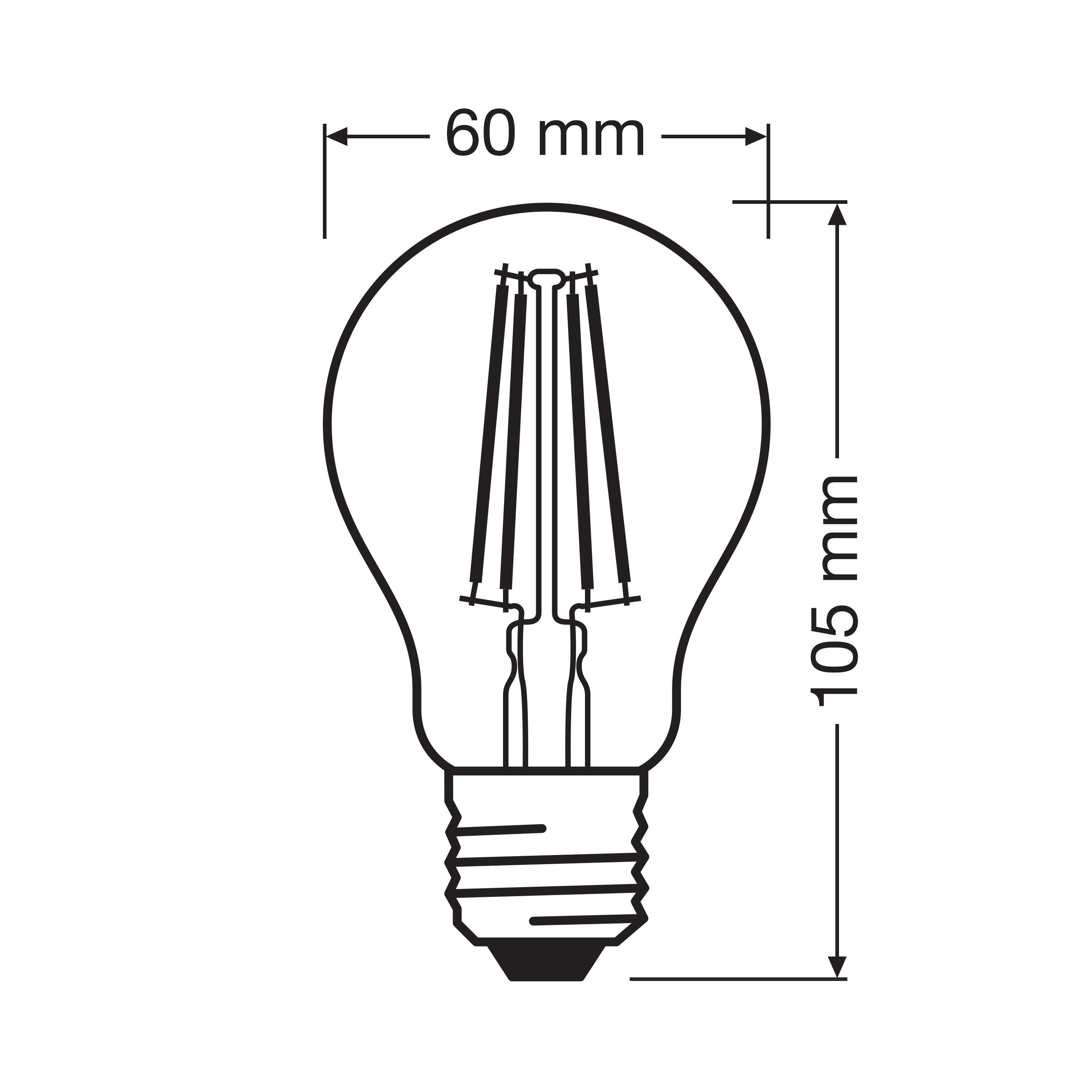 Żarówka LED 6 szt. E27 7,8 W 1055 lm Neutralna biel  - 2