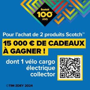 Ruban de masquage SCOTCH l.24 mm x L.41 m - 2