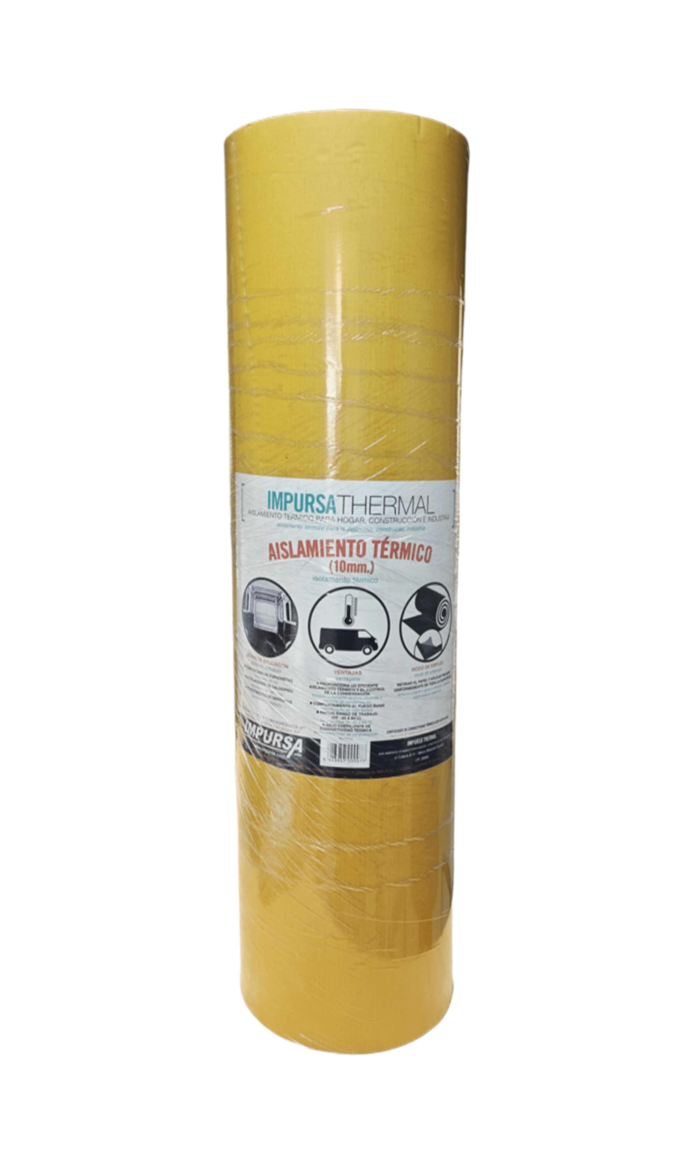 1 ud de rollo Caucho sintético IMPURSA CAMPER CAUCHO Espesor 10mm 5x1m R=0.3 - 2