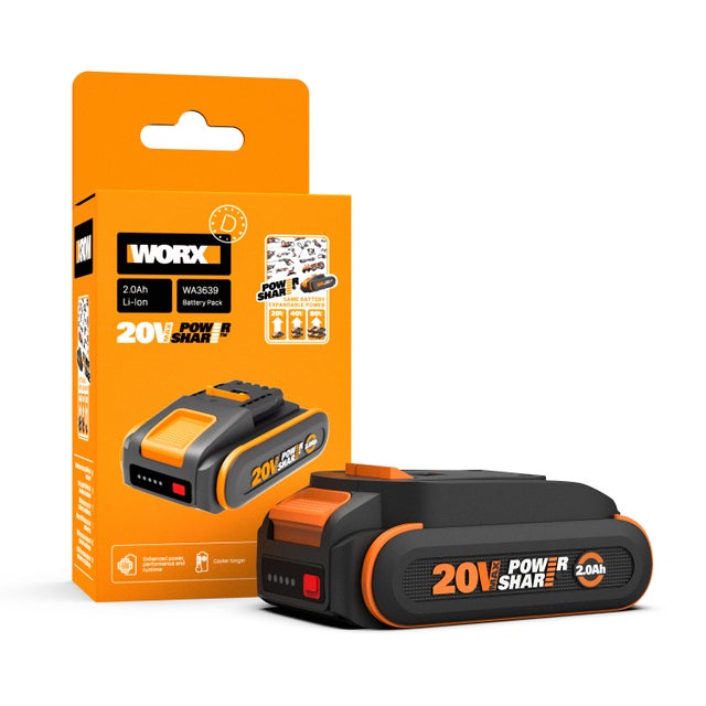 Batterie WORX 20V 2Ah Wa3639 lithium-ion