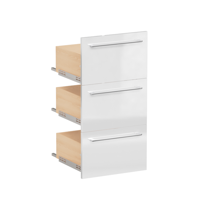 Cassetti per mobile bagno (componibili) L 45 x L 57.7 cm Bianco Lucido Remix SENSEA