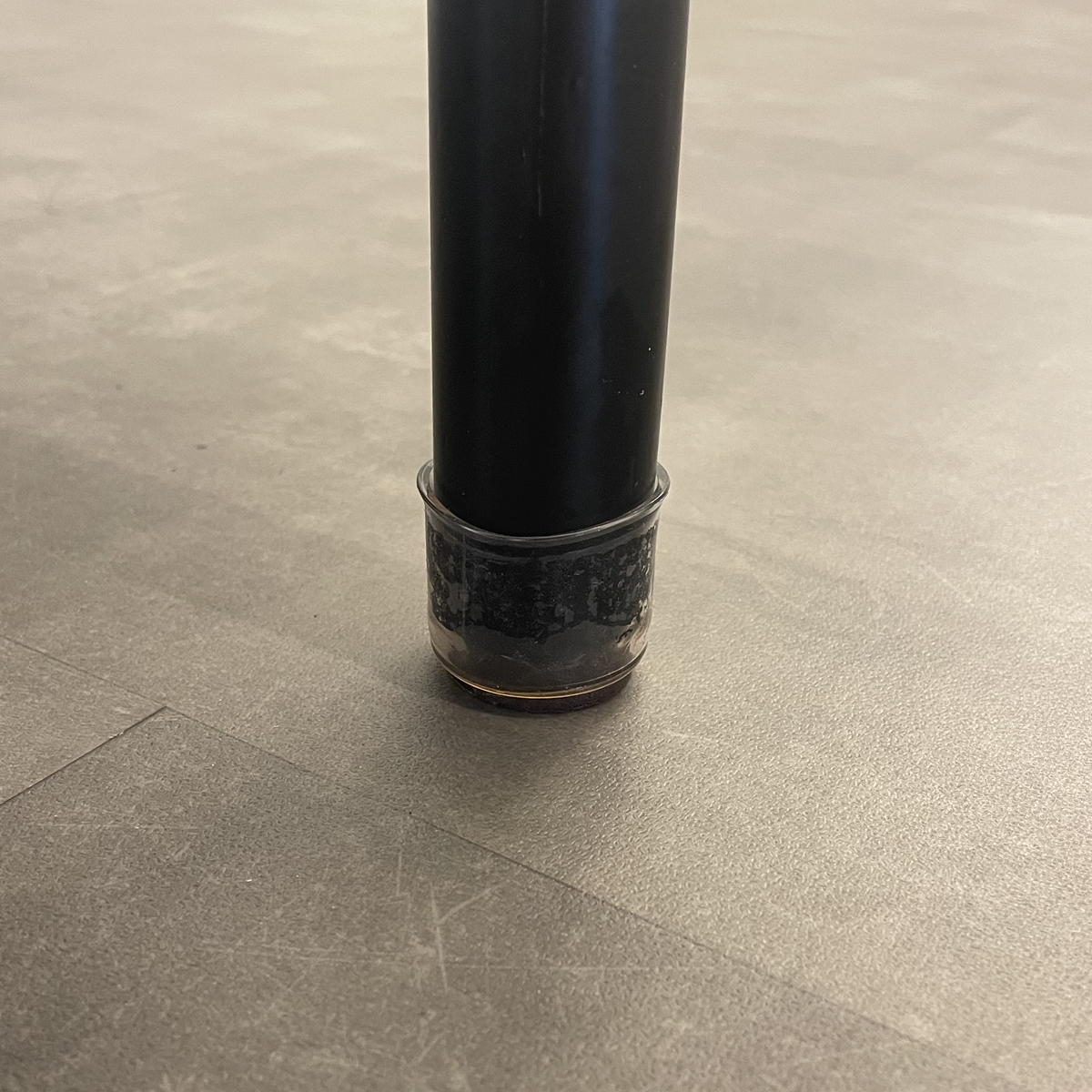 Sottopiede per mobile tondo CSFEL/2 TRS 18-25 in silicone Trasparente Ø 18 x H 29 mm, 2 pezzi - 3