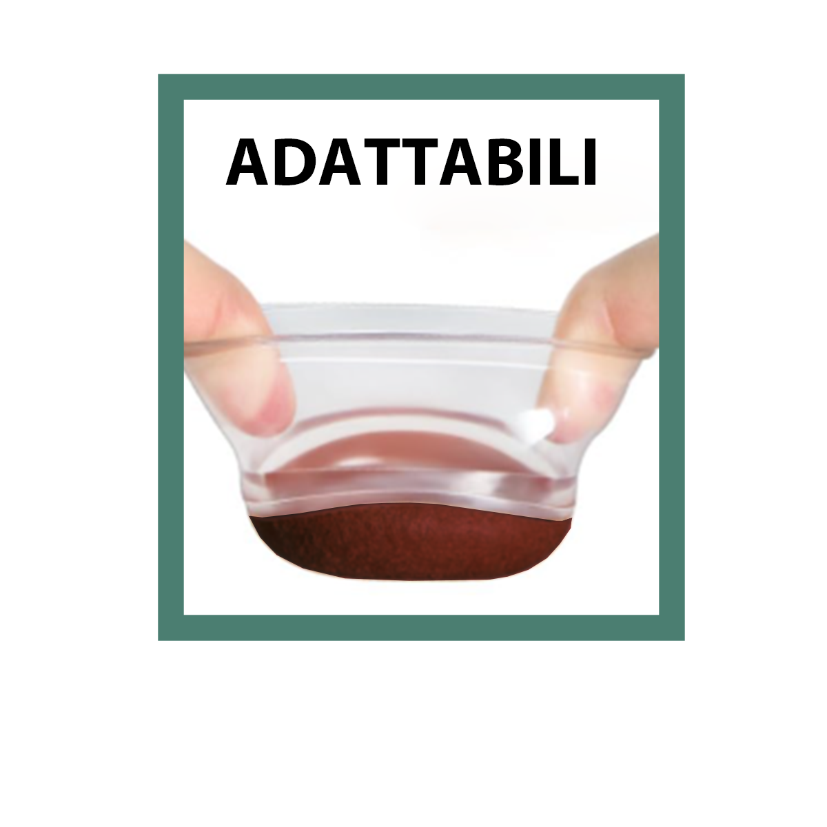 Sottopiede per mobile tondo CSFEL/2 TRS 18-25 in silicone Trasparente Ø 18 x H 29 mm, 2 pezzi - 4