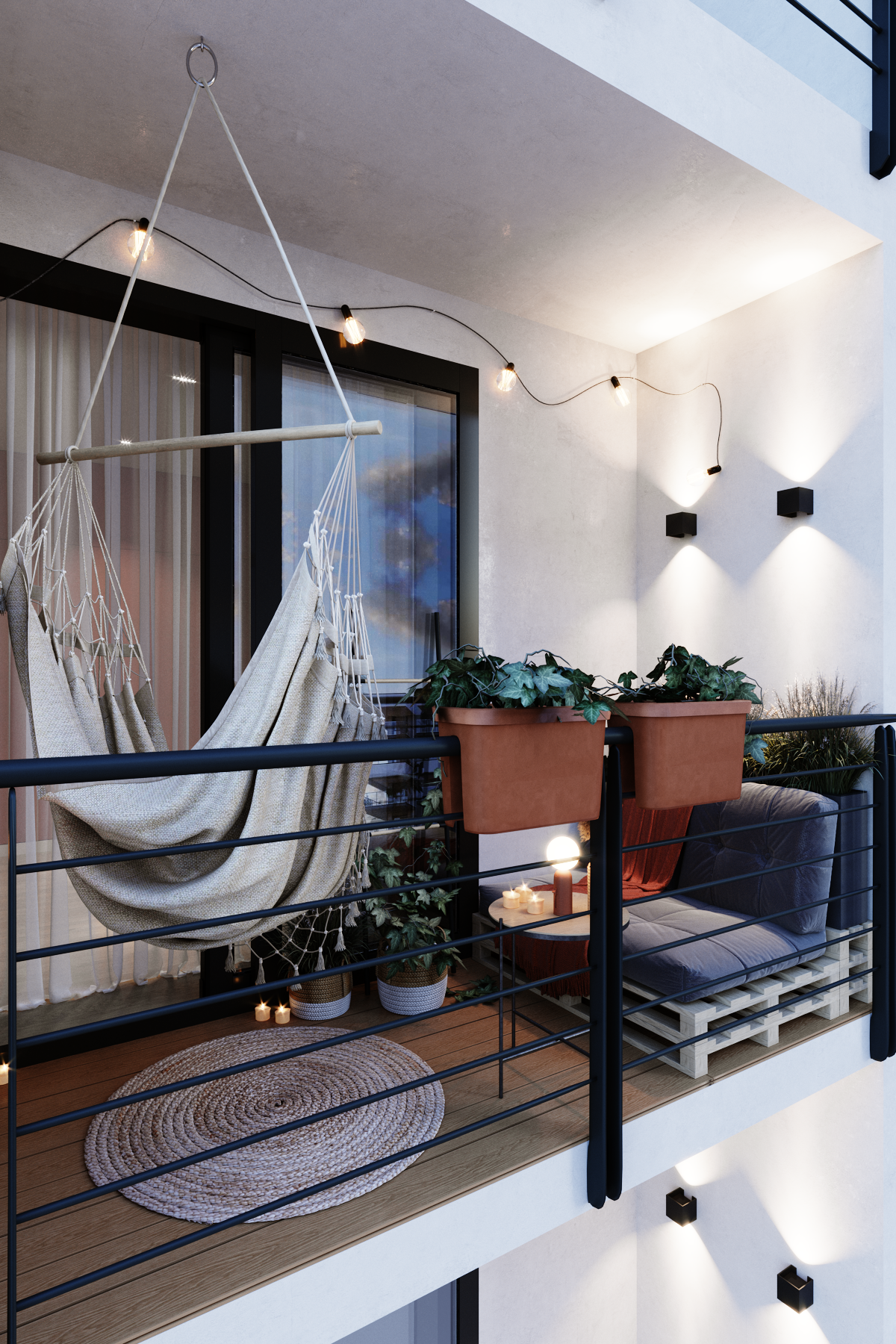 Lampa stołowa Lodi czerwona LED Inspire - 7