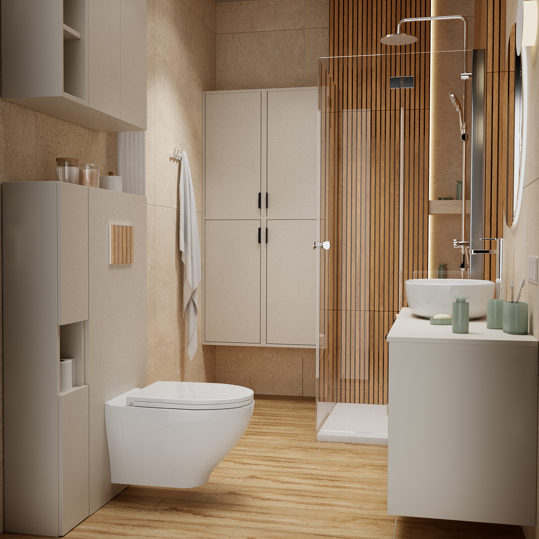 Przycisk spłukujący do stelaża chromowany błyszczący Auro Cersanit - 2