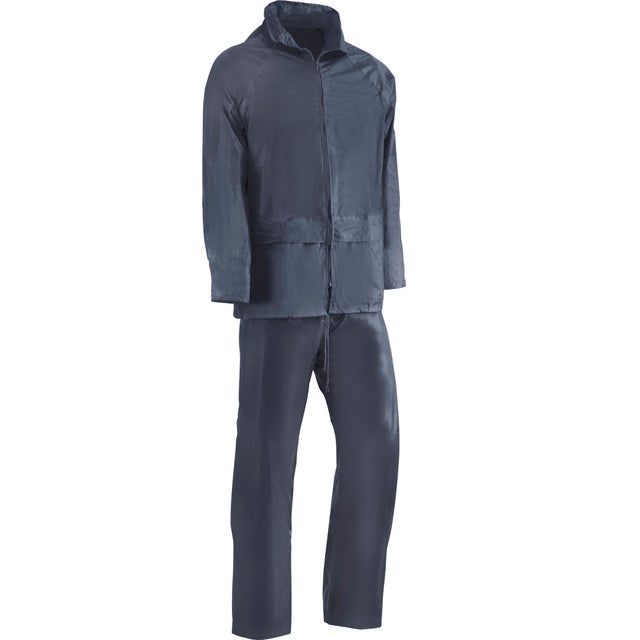 CHUBASQUERO 2 PIEZAS TRANSPIRABLE AZUL TALLA L JUBA IGUAZU