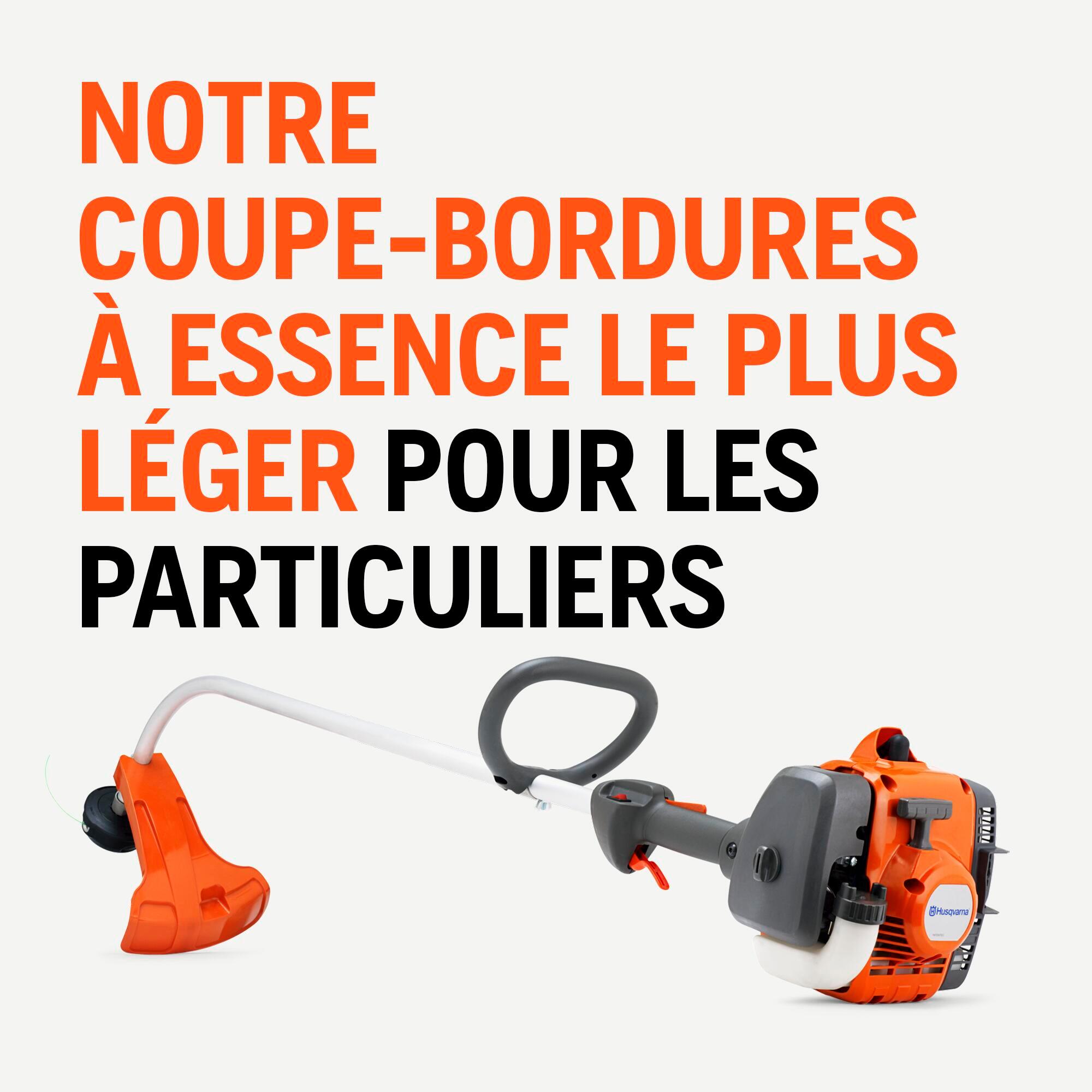 Coupe-bordures thermique HUSQVARNA 122C, l.43 cm, 21.7 cm³ - 8