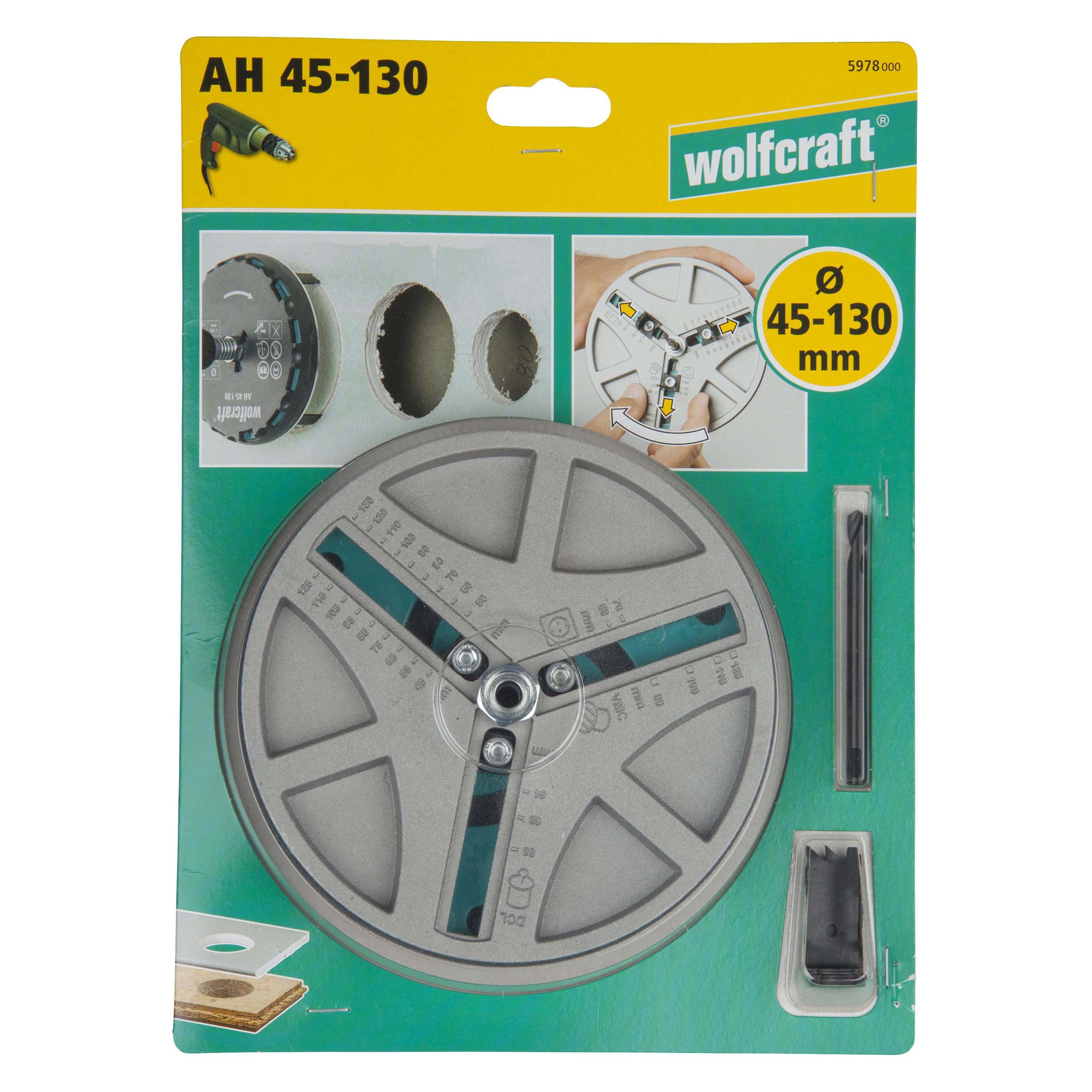 SIERRA CORONA AJUSTABLE Ø45-130MM WOLFCRAFT - 6