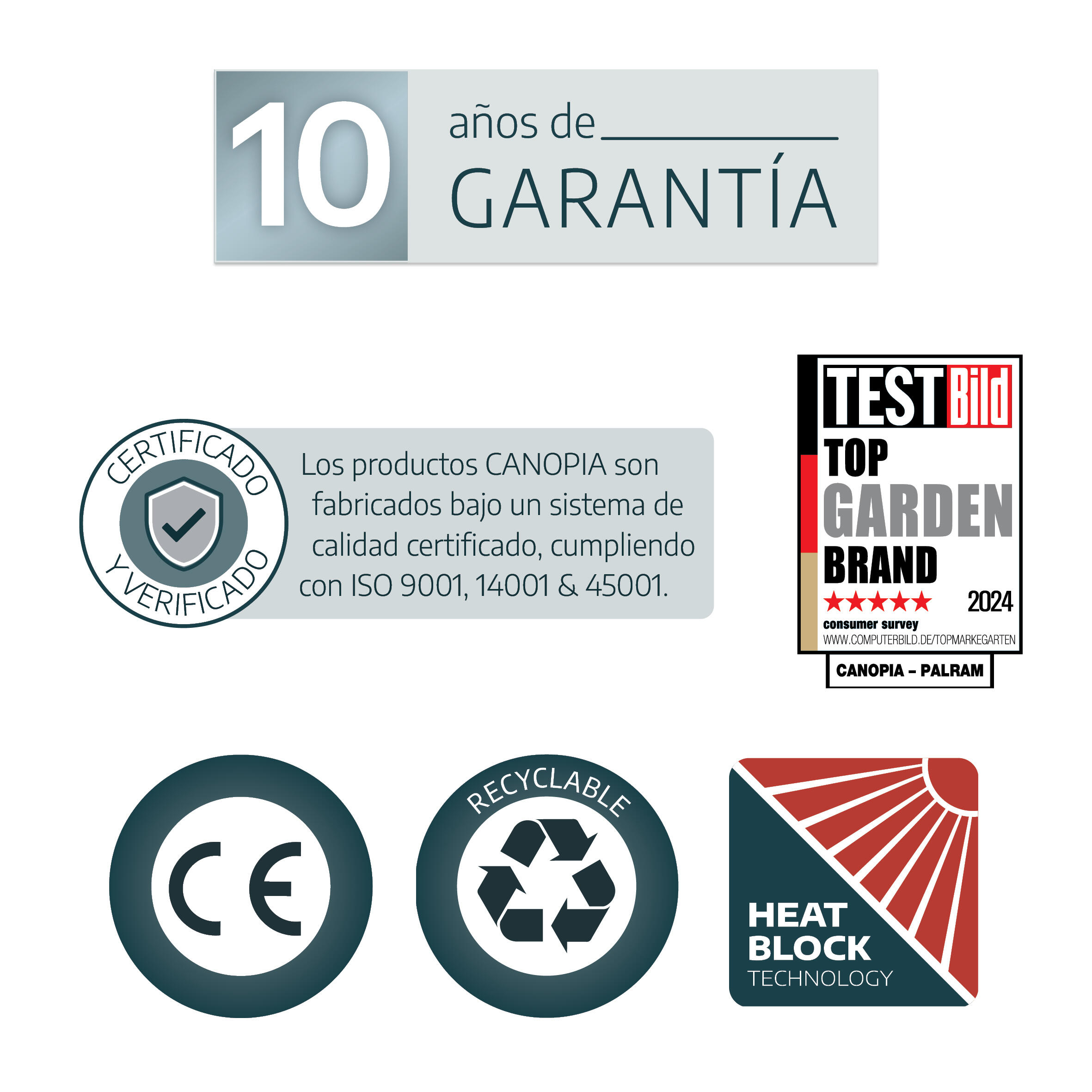 Pérgola de aluminio cerrada San Remo blanco de 380x435 cm con vidriado - 17