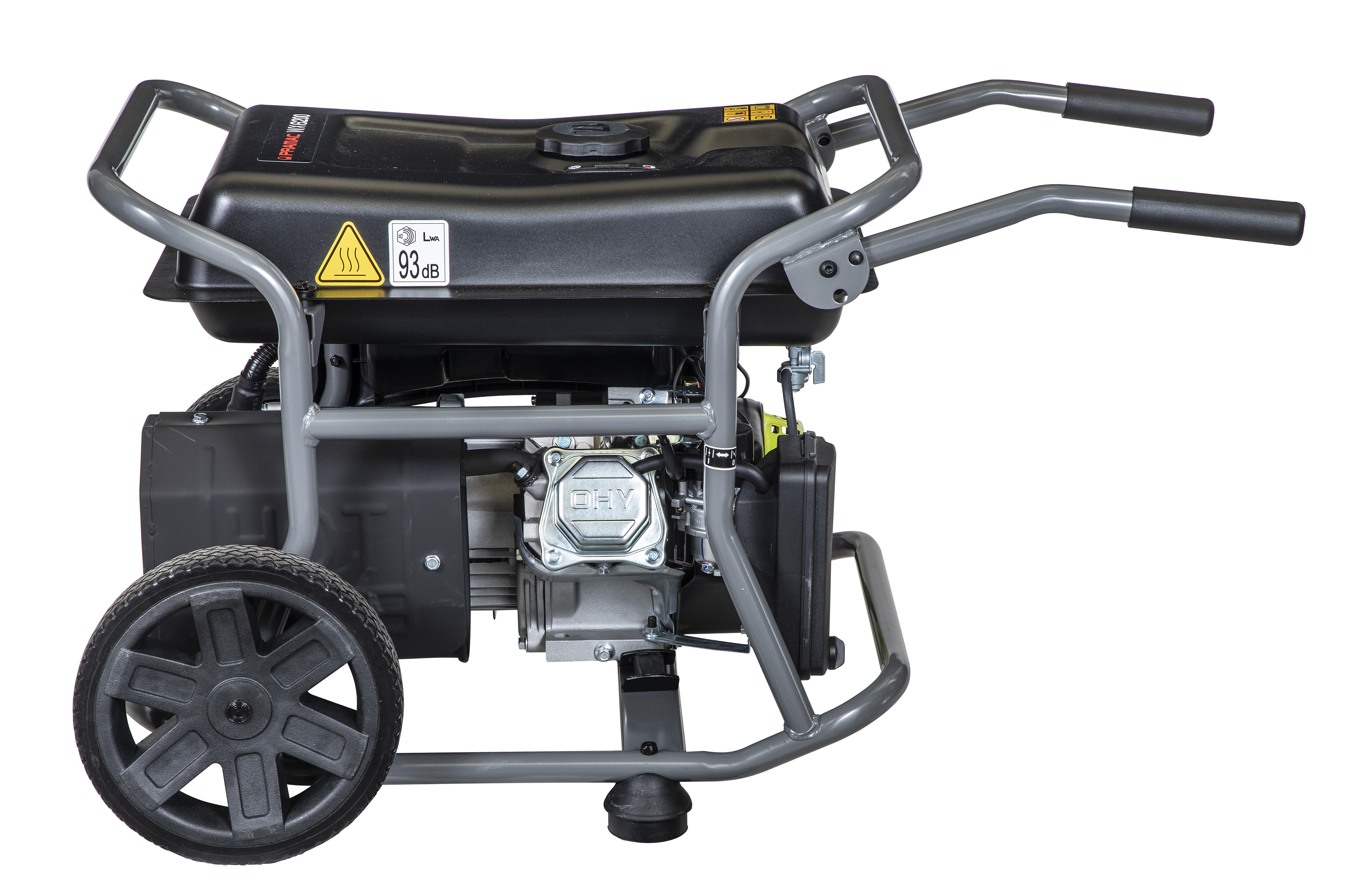 Gerador a gasolina 5300 W Pramac WX 6200 + CONN - 7