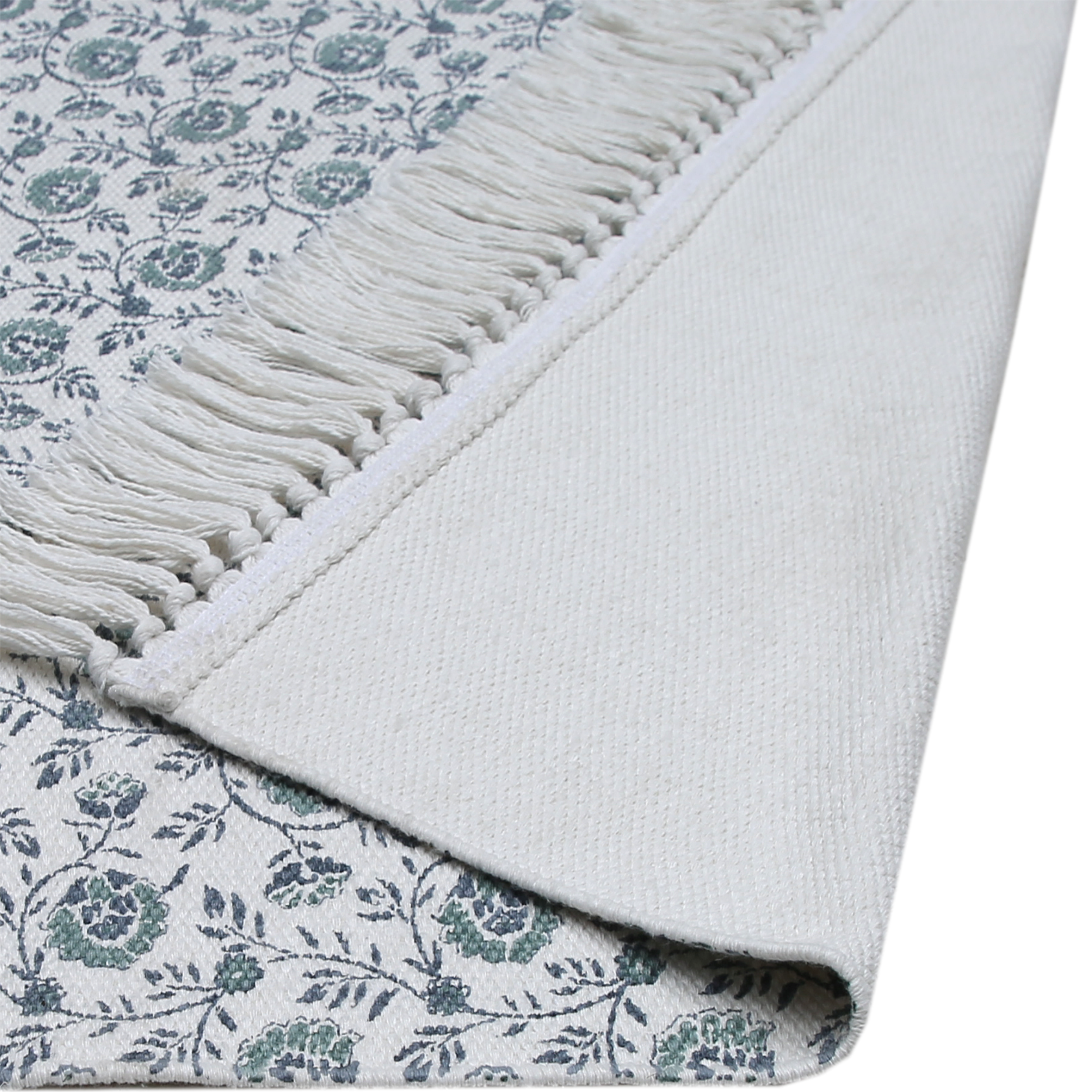 Tapete de algodão Purecot 60x90cm Inspire azul - 6