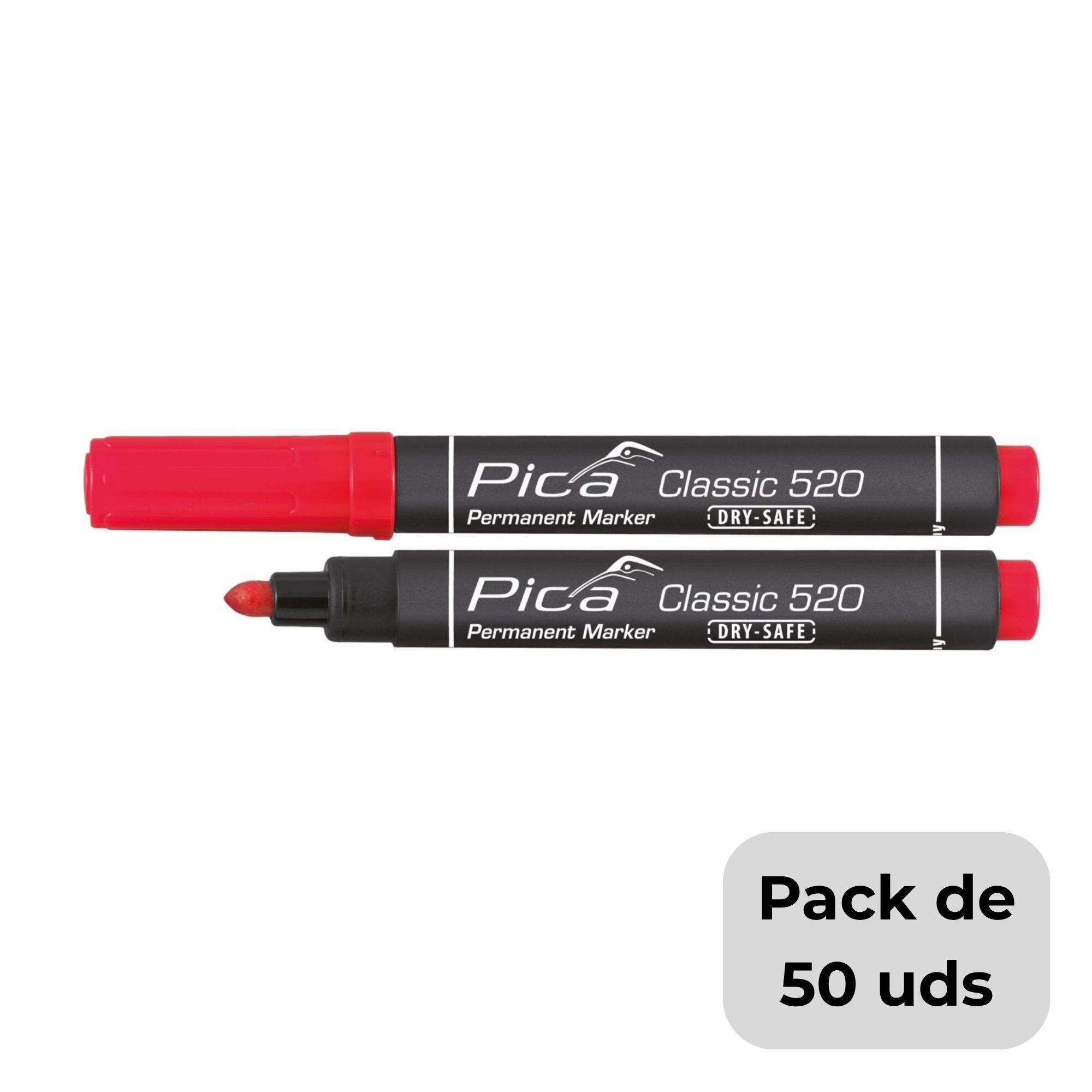 PICA 4031P - Case Of 10 Dry Leads (Red Color) For PICA Markers & Pens