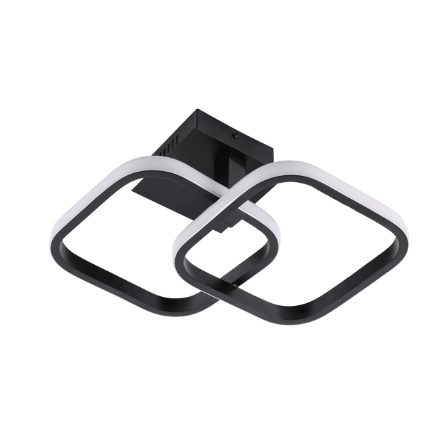 Lampa sufitowa Robert czarna LED Sanico