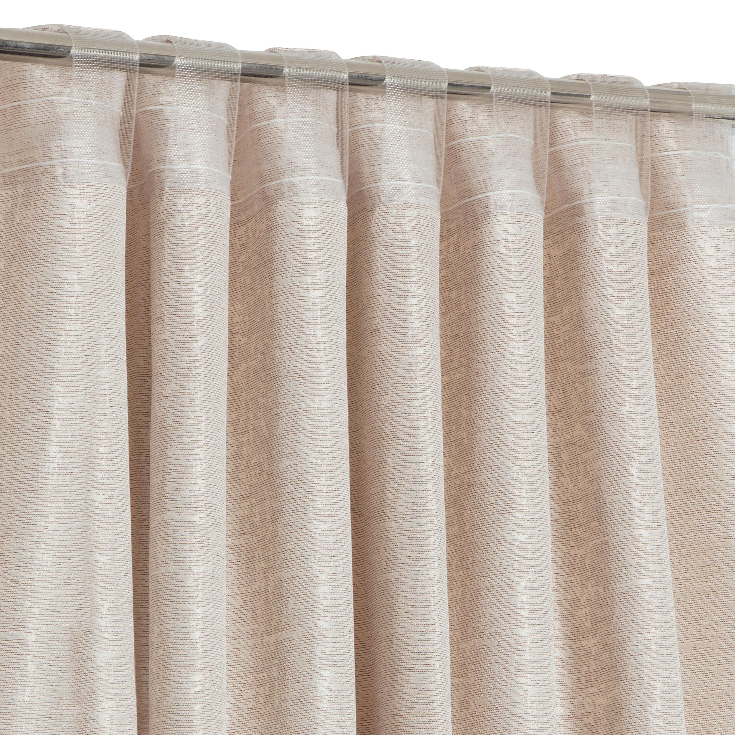 Cortinado fita e/ou presilha Danji 200x280 cm crú - 3