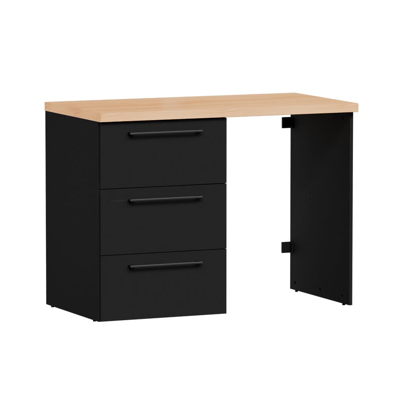 Szafka do zabudowy pralki Remix do 3 szulfad 60 x124 cm czarna Sensea