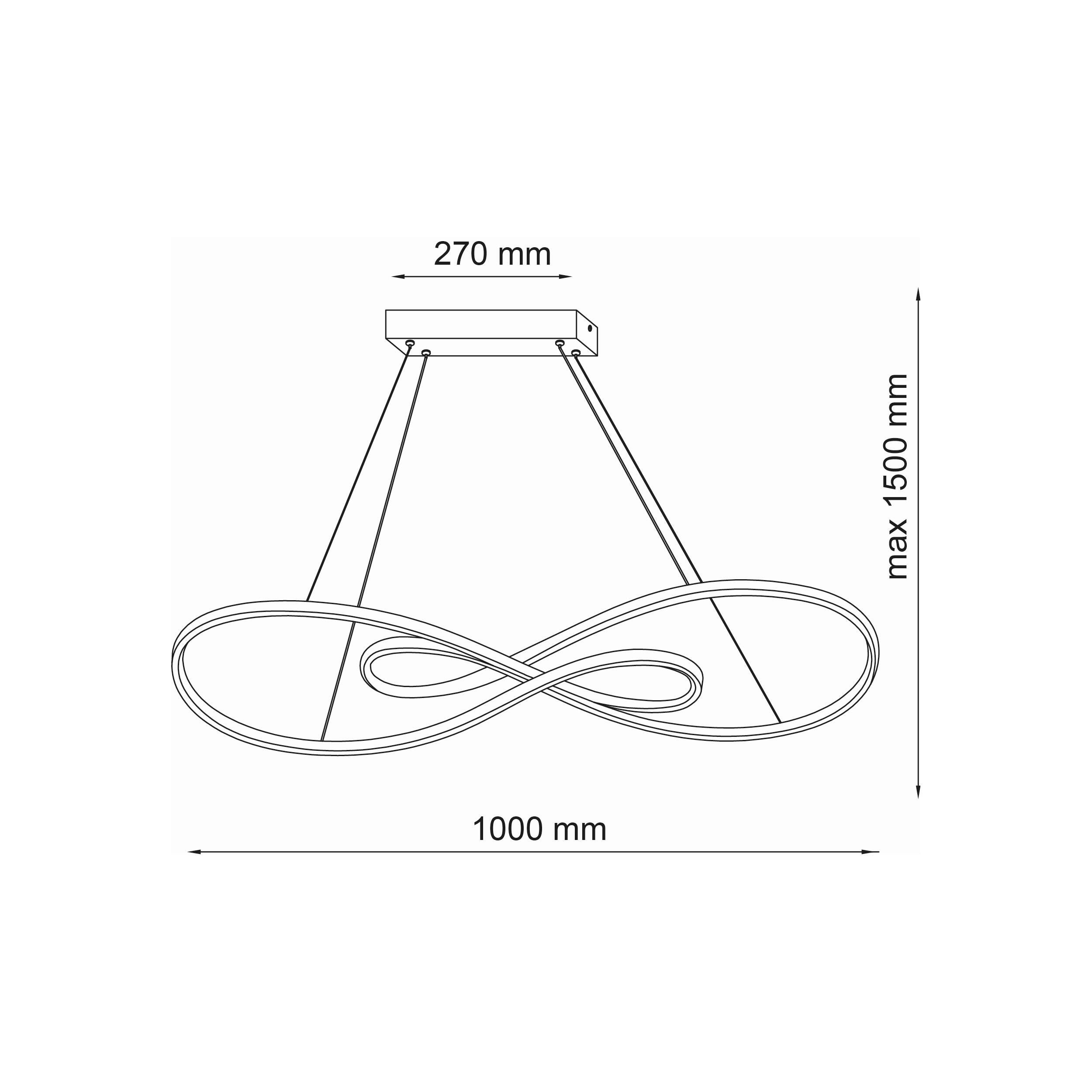 Lampa wisząca Zumba Led 50W 4000K SANICO - 4