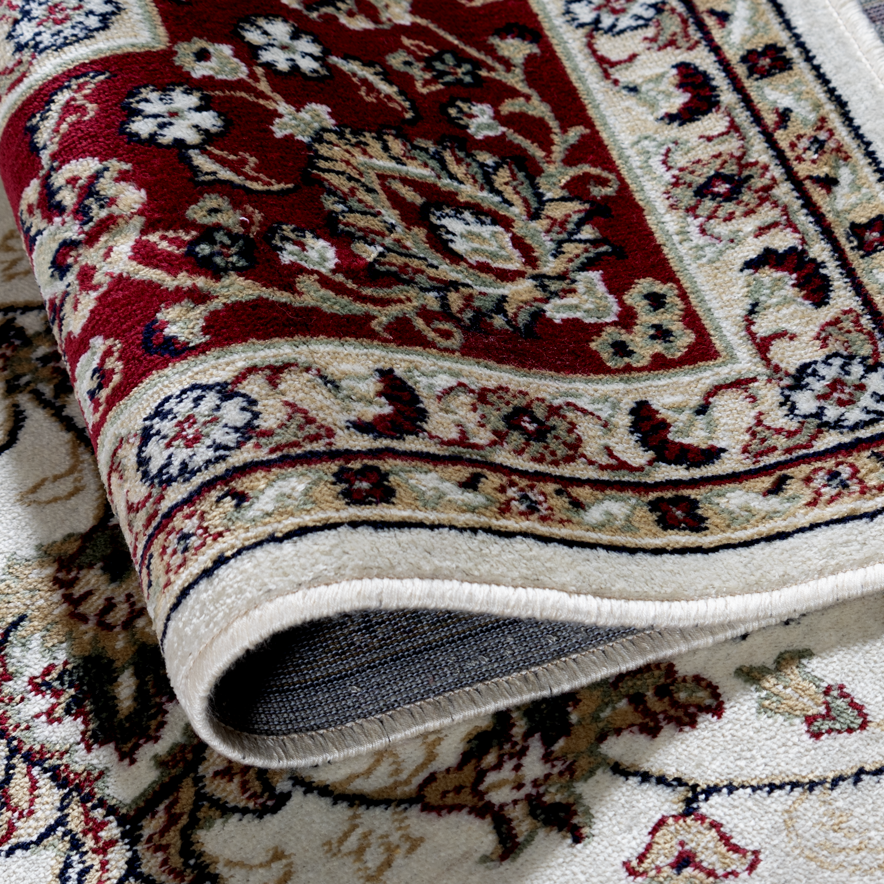 Tapete de interior Jasmin Verone 160x230cm vermelho e bege Inspire - 6