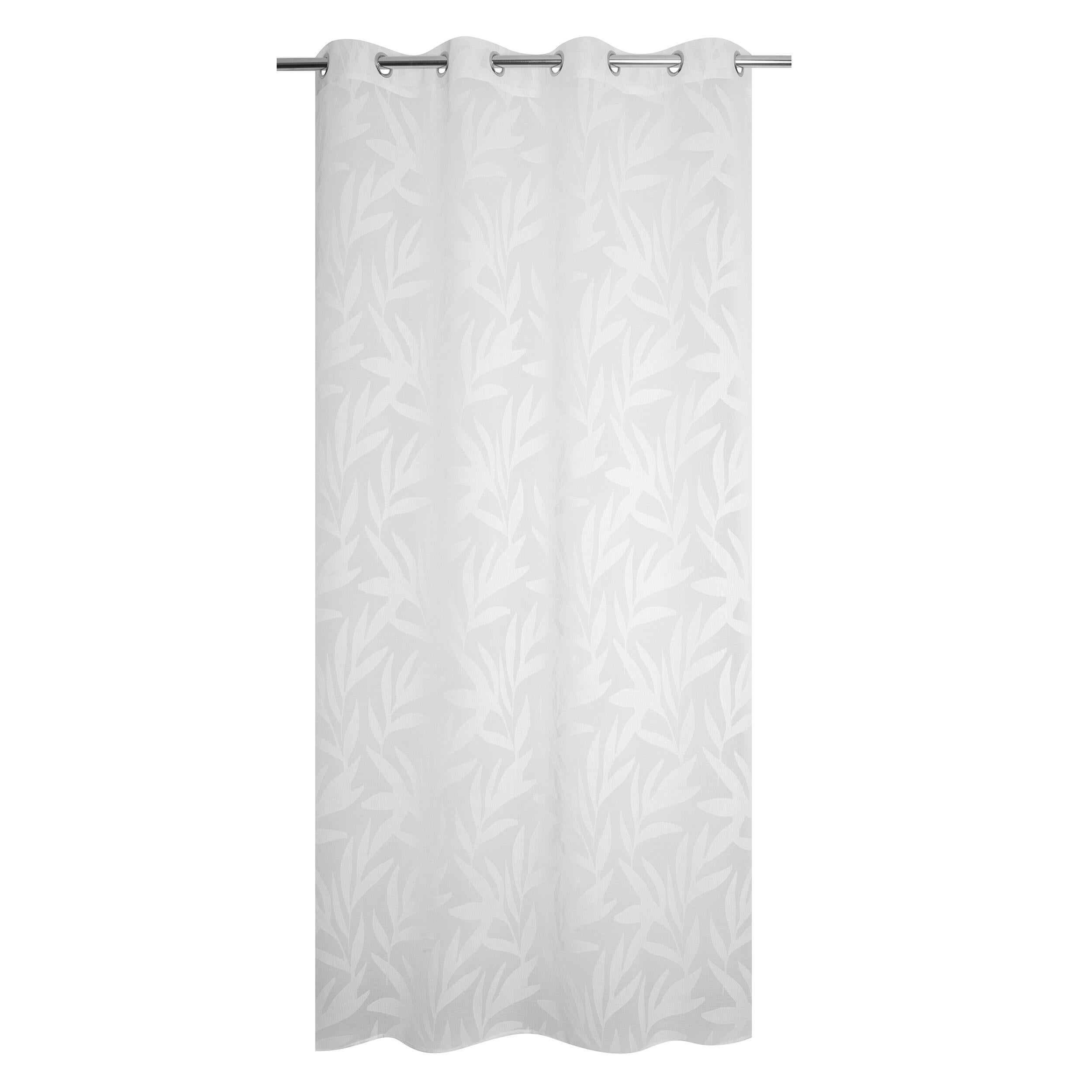 Tenda Velora bianco, occhiello 140x280 cm - 3
