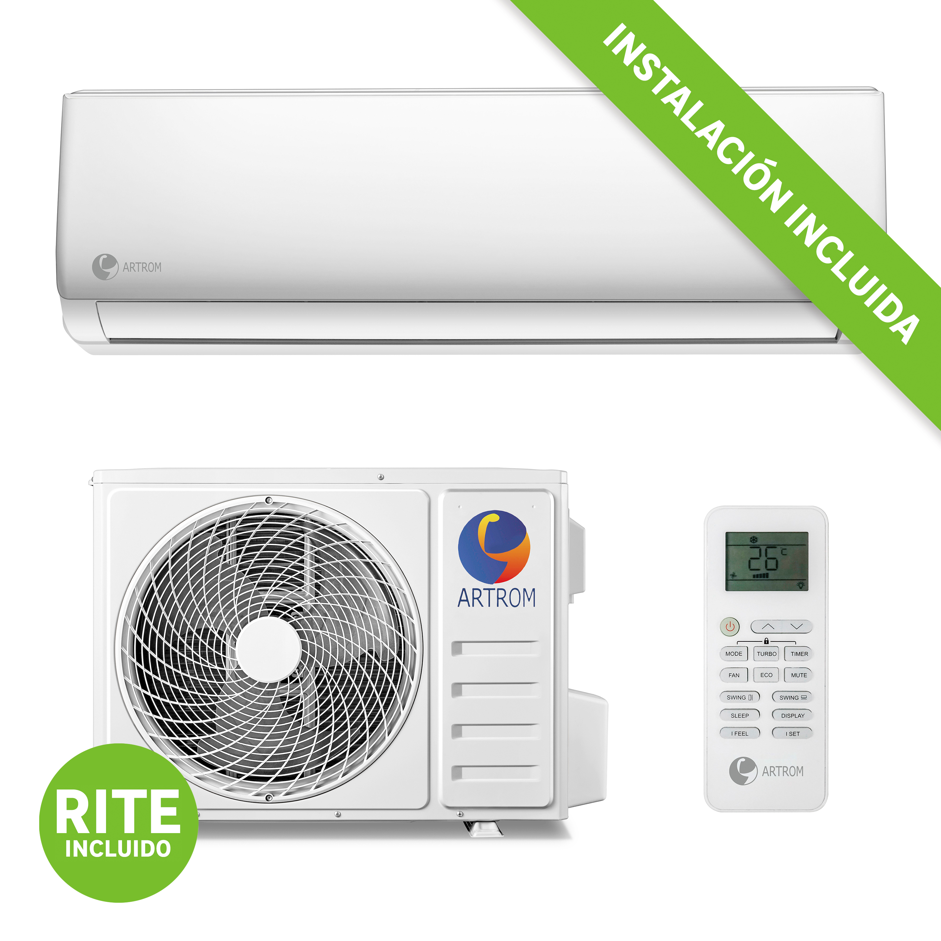 AireAcondicionado1X1ARTROMAMR-24WIFI6000fgInstalaciónincluida