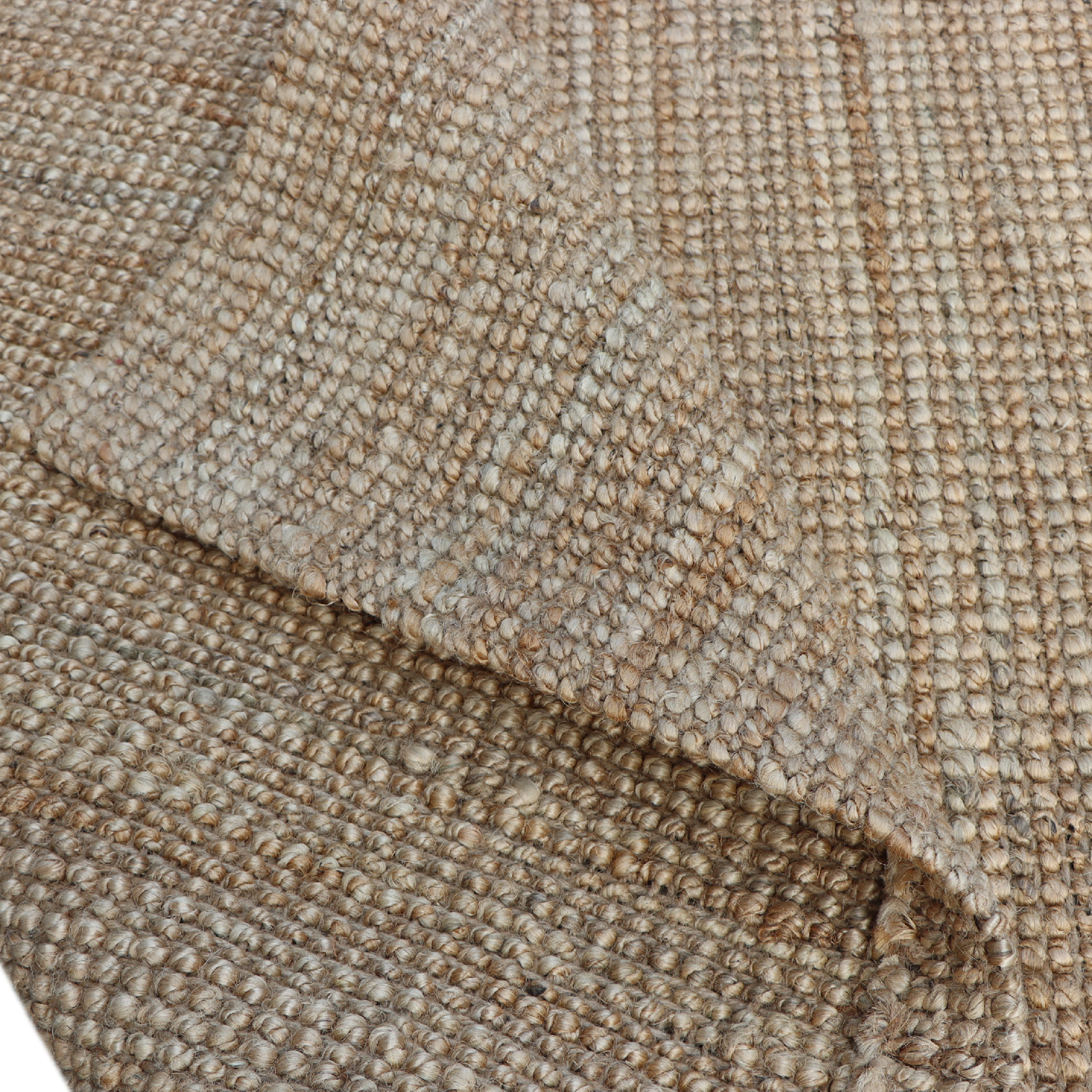 Alfombra yute Jalap 200x290cm tejido plano INSPIRE liso natural - 6