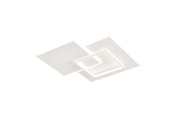 Plafoniera LED LILLY bianco IP20 cct da bianco caldo a bianco freddo con regolazione di temperatura, 4900 lumen
