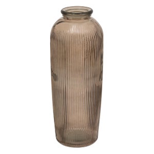 Vase Design en Verre Max 23cm Marron