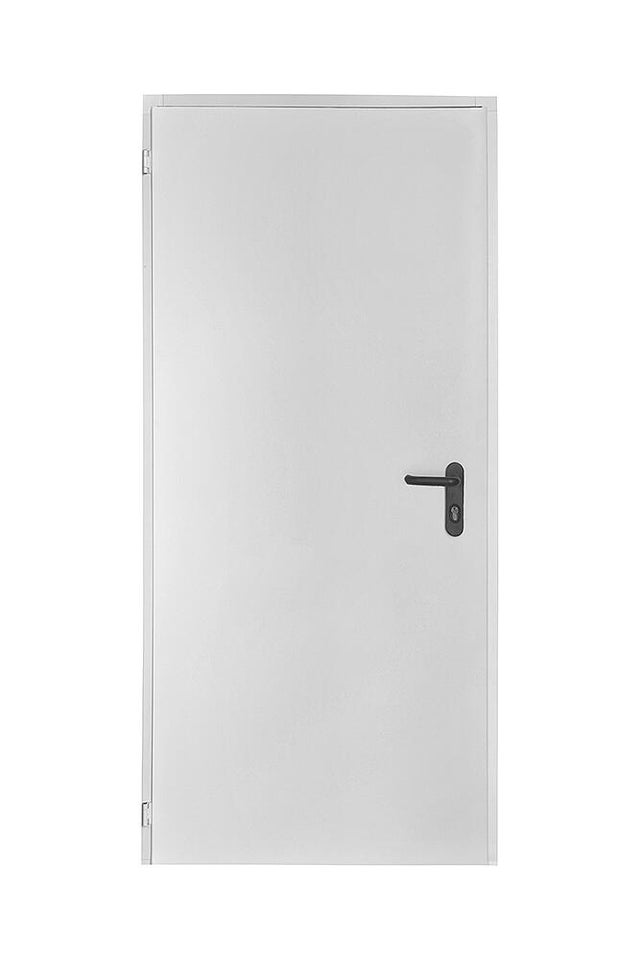 Porte de service en acier galva 204.5X89 cm réversible
