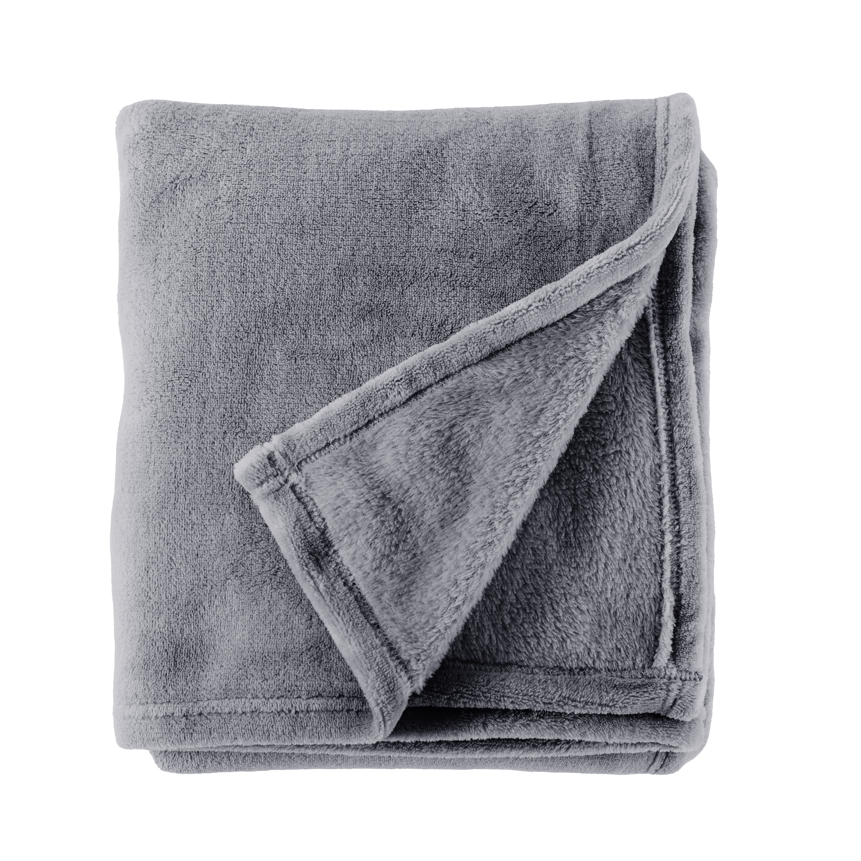 Plaid New kieran , gris l.130 x L.170 cm INSPIRE - 6