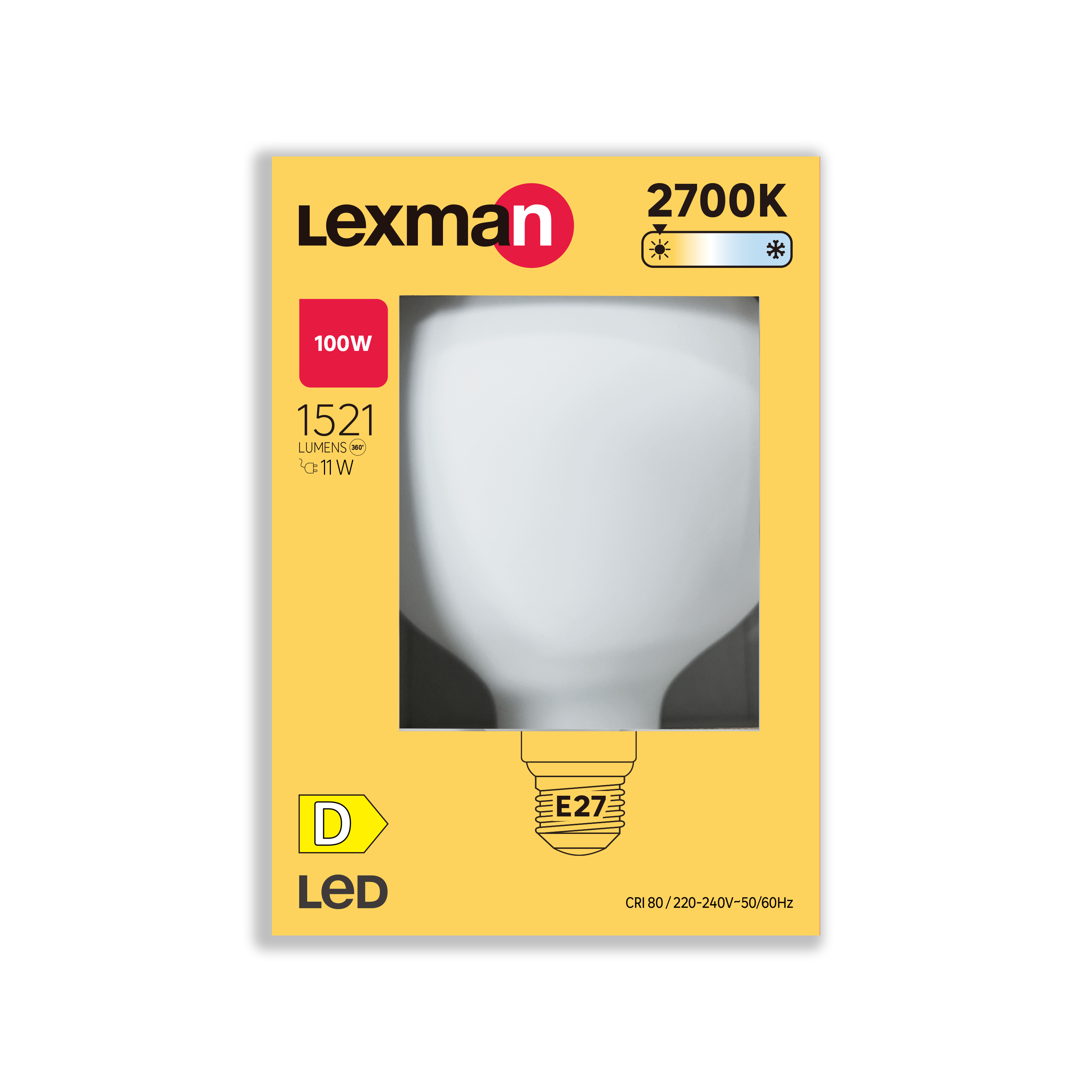 Żarówka LED E27 11 W 1521 lm Ciepła biel Lexman - 4