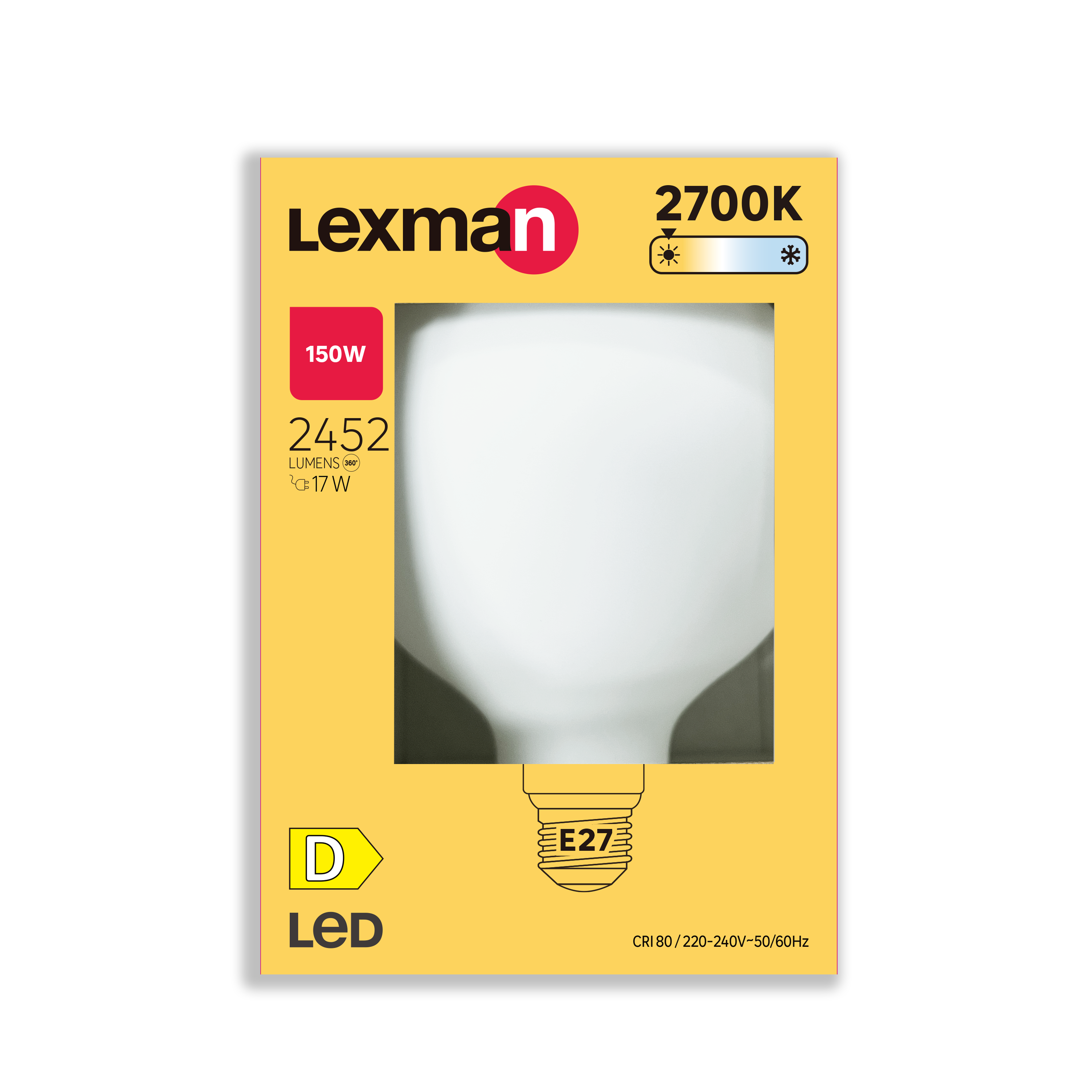 Lâmpada led filamento G125 E27 2452lm 2700K Lexman - 5