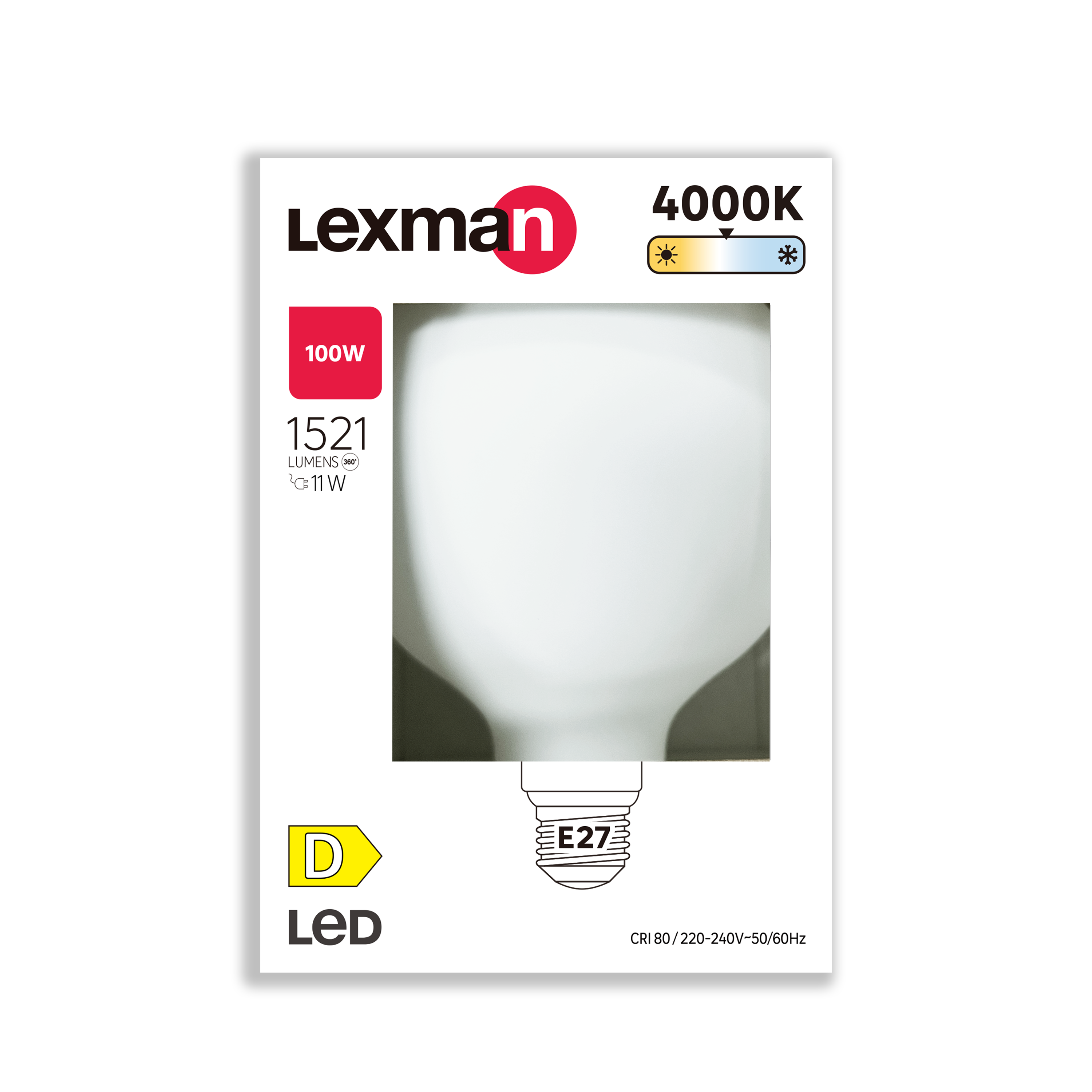 Lâmpada LED filamento G125 E27 1521 lm 4000 k Milky - 8