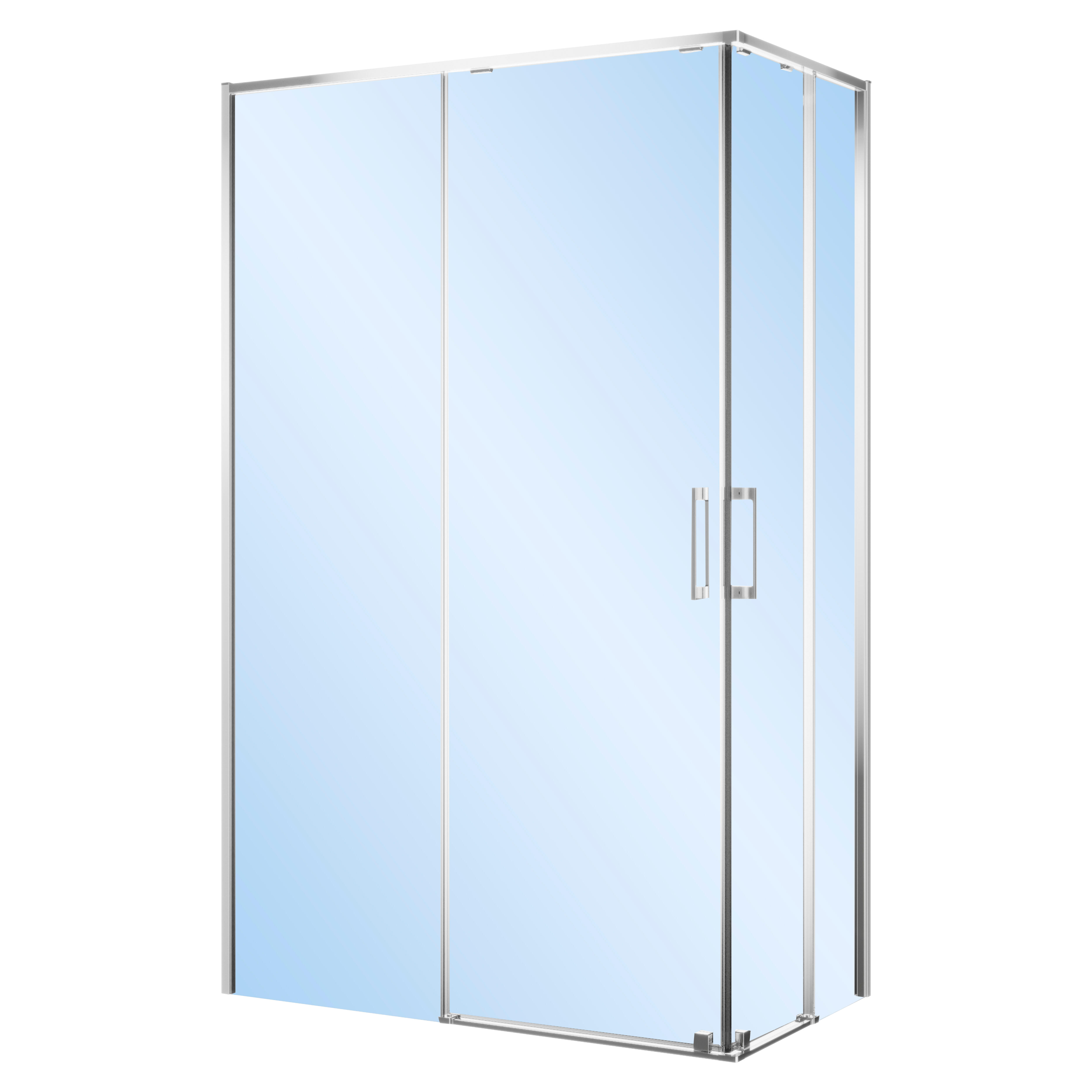 MAMPARA DE DUCHA RECTANGULAR TEKA INCA SLIM 70X90CM CROMO - 2