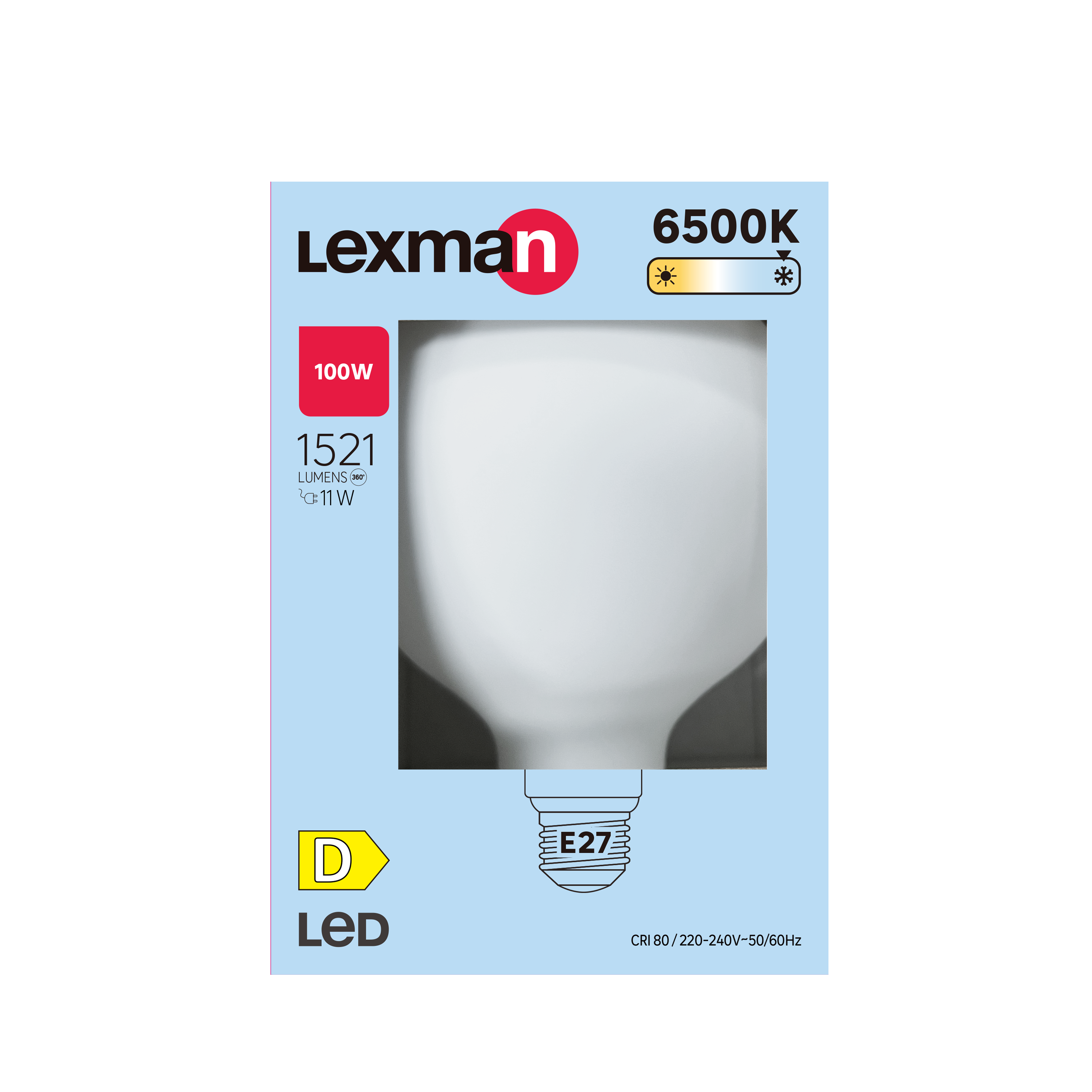 Bombilla LED filamento E27 1521 lúmenes 11W color de la luz blanco frío 6500K CRI 89-80 luz natural y fiel clase energética D - 5