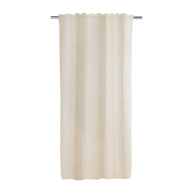 Cortinado fita e/ou presilha Teo 200x280cm natural Inspire