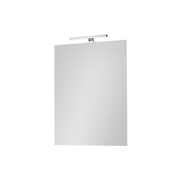 ESPEJO DE BAÑO CON APLIQUE DE LUZ LED NUBIA 60X80 CM