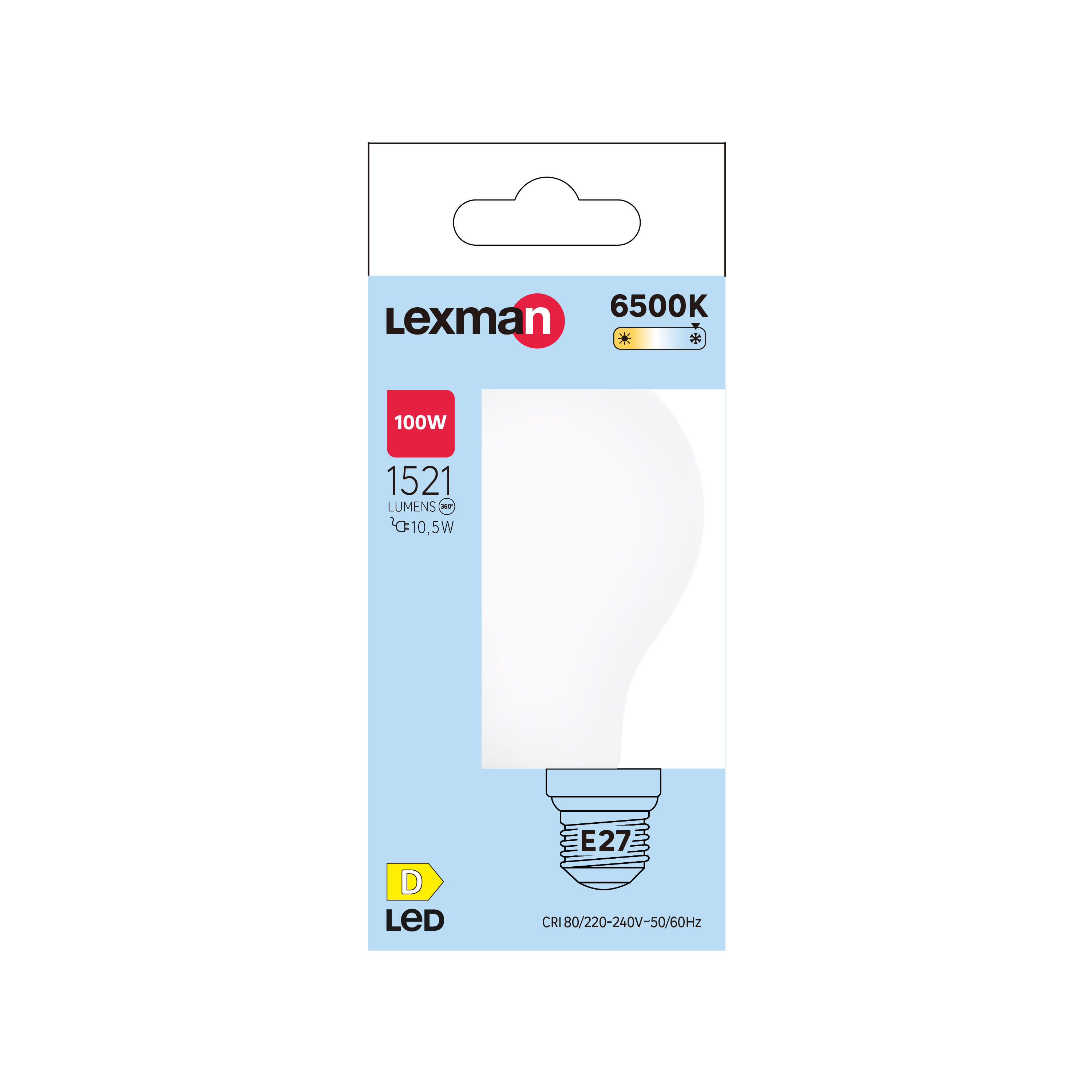 Bombilla LED E27 deslustrado 10.5W 1521 lm blanco frío - 3