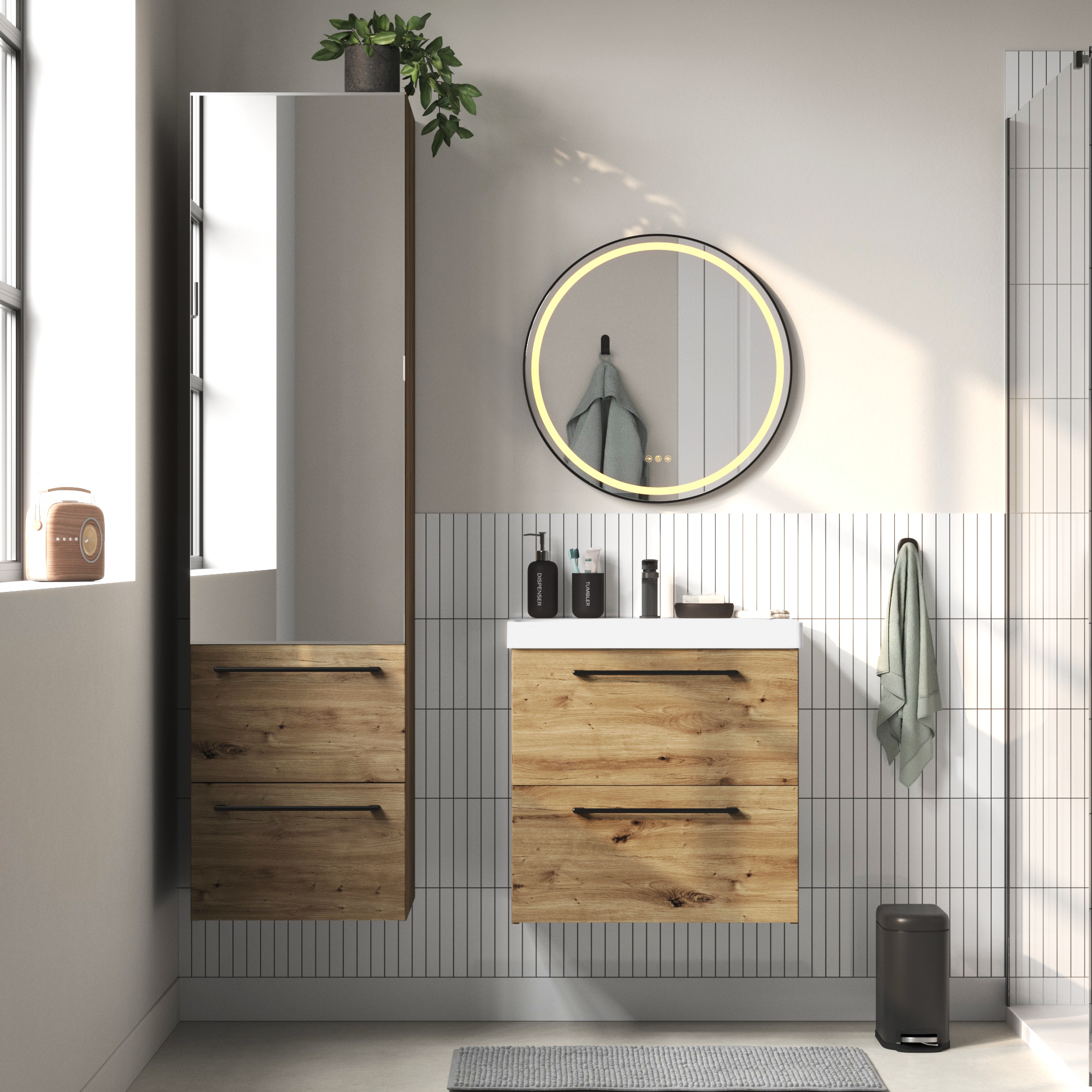 Umywalka meblowa Remix New 61 X 49.5 Sensea - 2