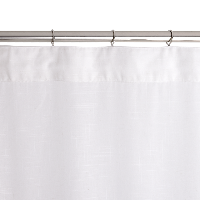 Visillo  cinta frunce, trabilla oculta New Teo  INSPIRE  blanco de 200x280cm