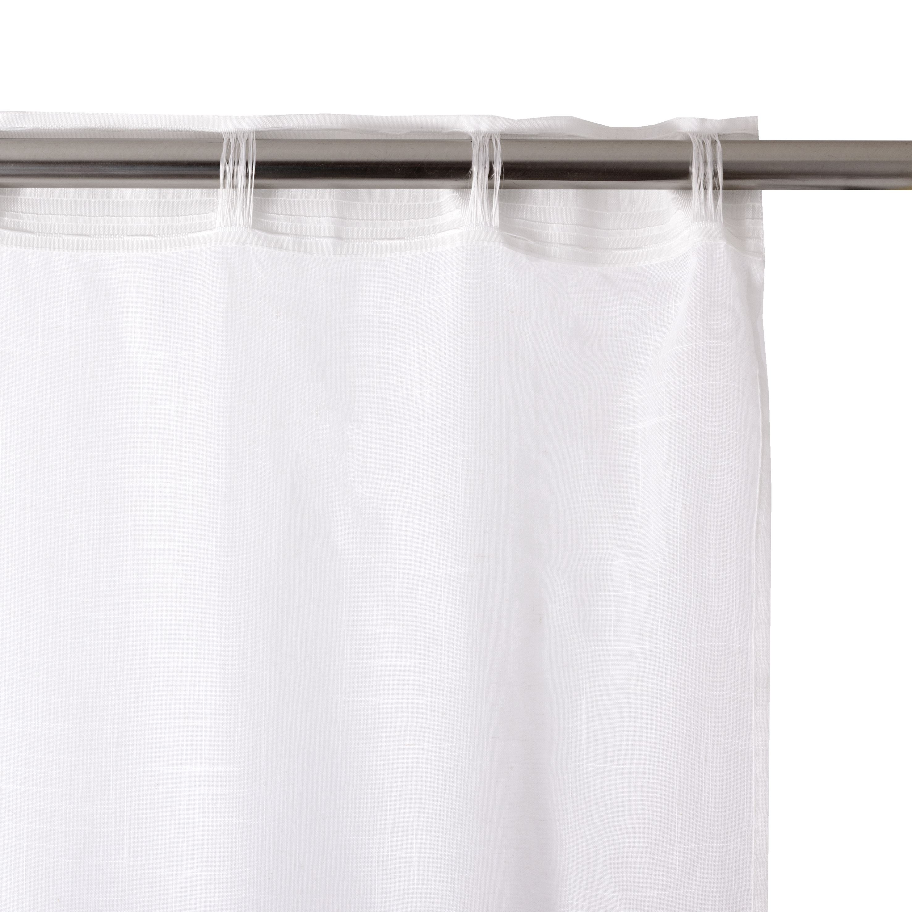 Cortinado fita e/ou presilha Teo 300X280CM branco Inspire - 4