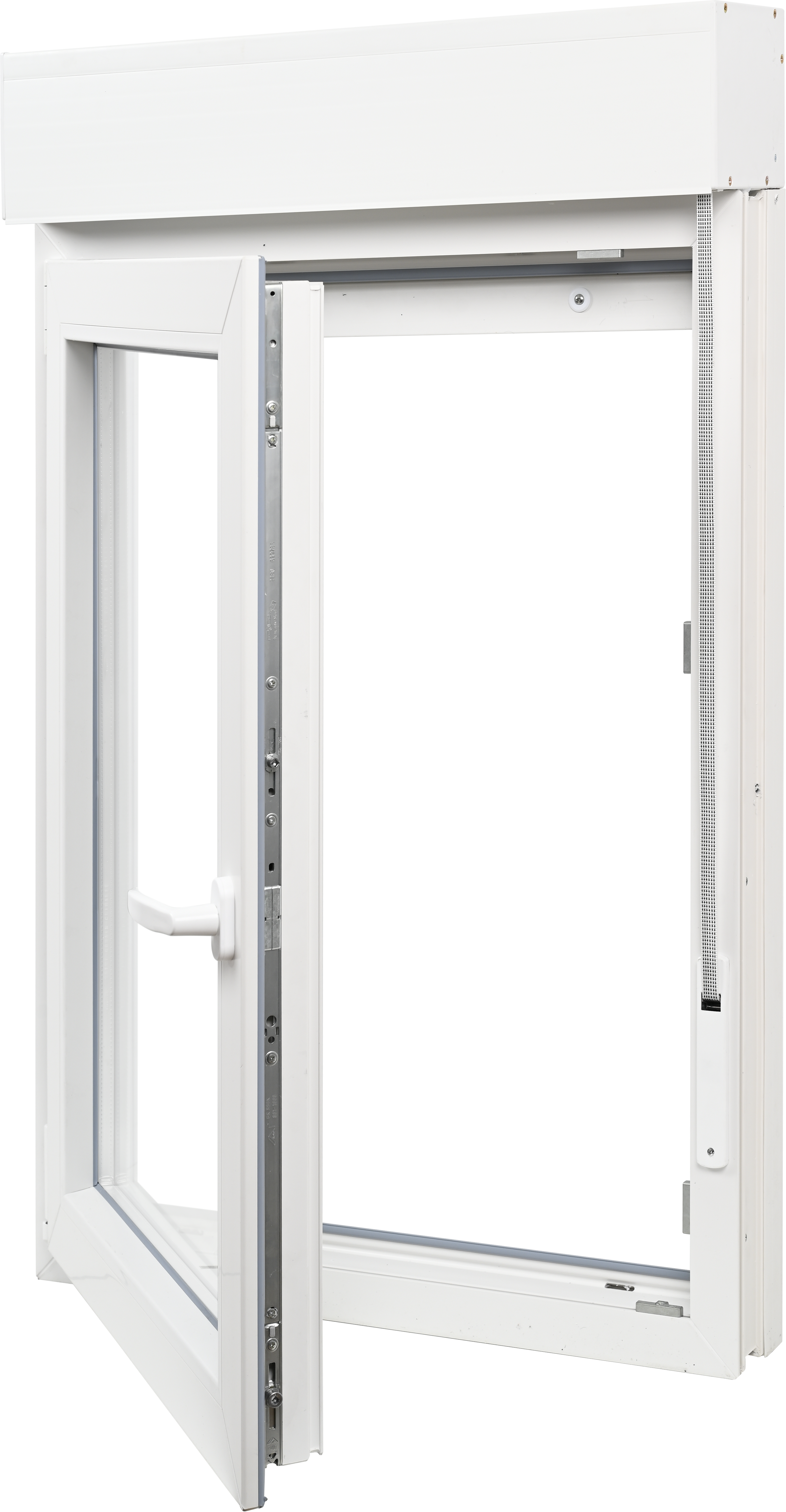 Janela de PVC OSCILOBATENTE 75X125CM ESQUERDA (COM ESTORE) - 7
